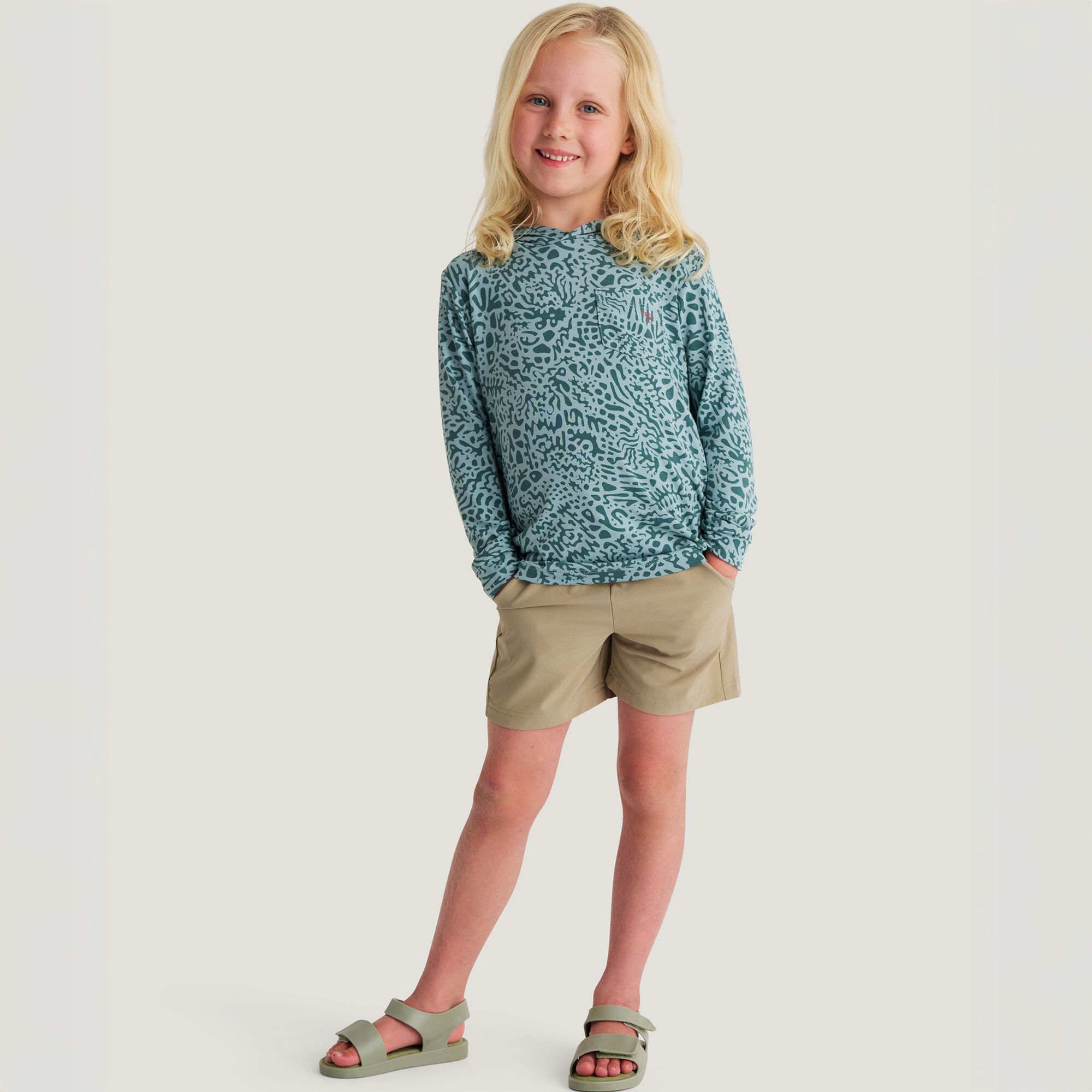 Free Fly Little Kids' Bamboo Shade Hoodie product image