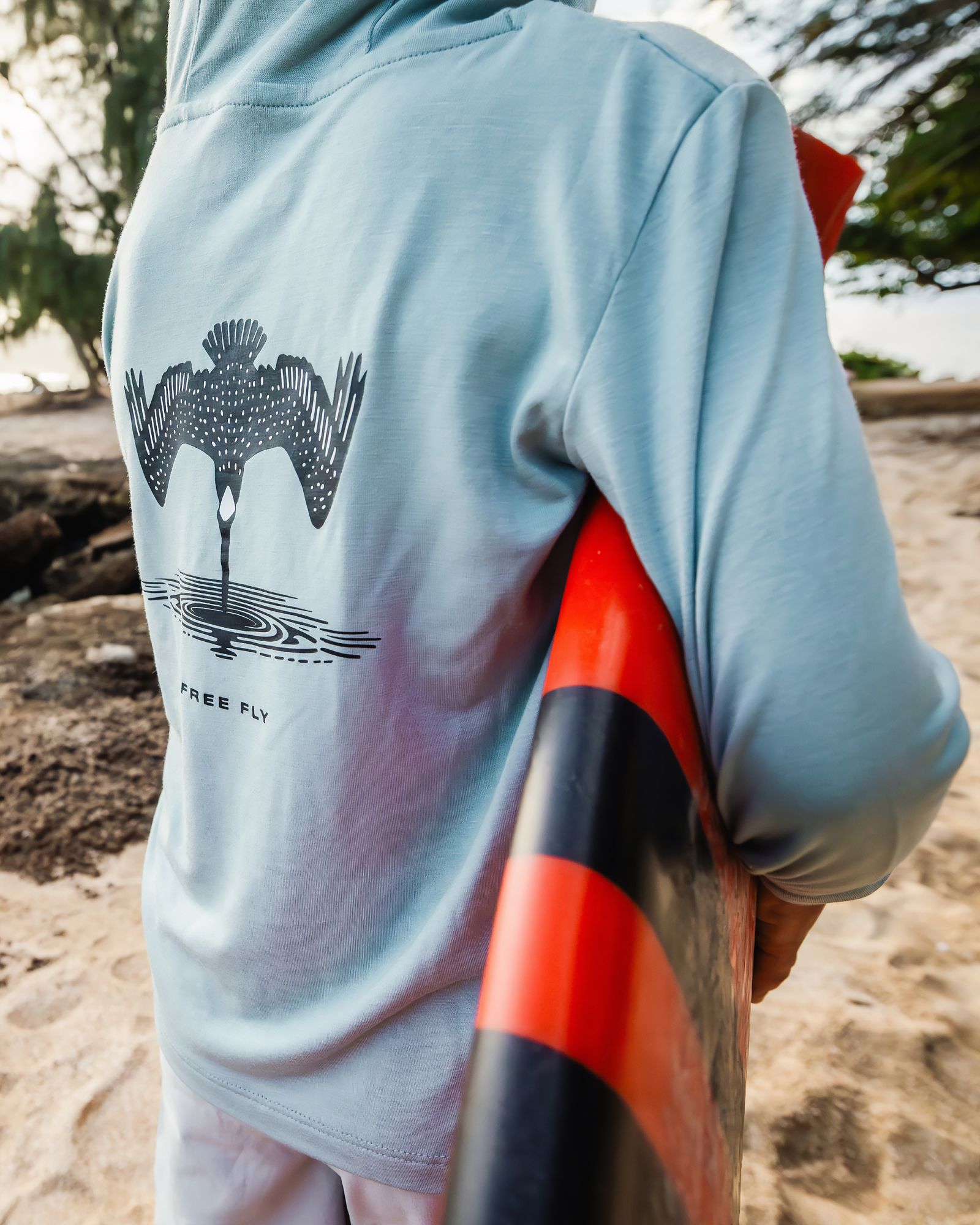 Free Fly Youth Bamboo Shade Graphic Hoodie product image
