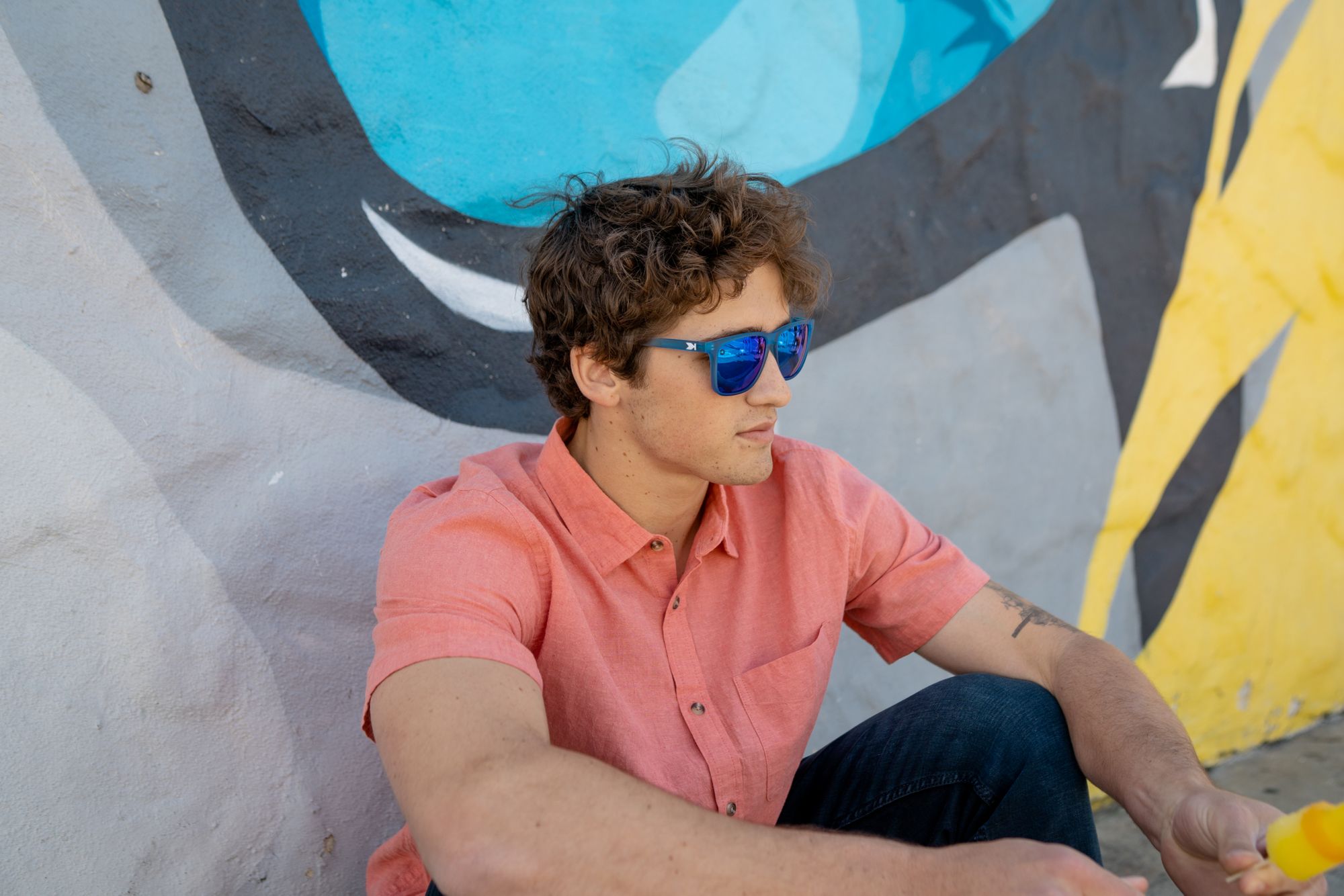 Knockaround Fast Lanes Rocket Pop Polarized Sunglasses product image