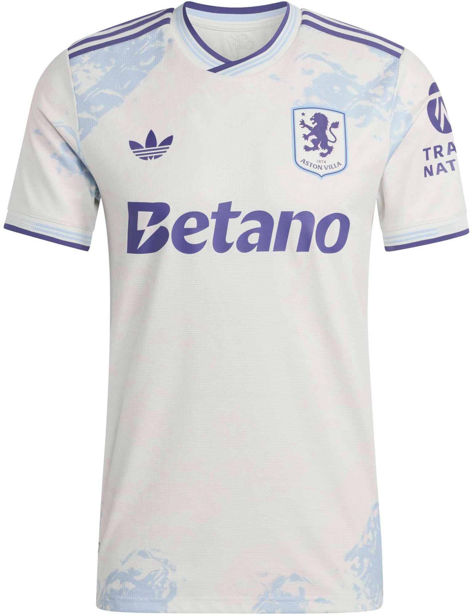 adidas Men's 2025 Aston Villa FC White Third Authentic Jersey product image