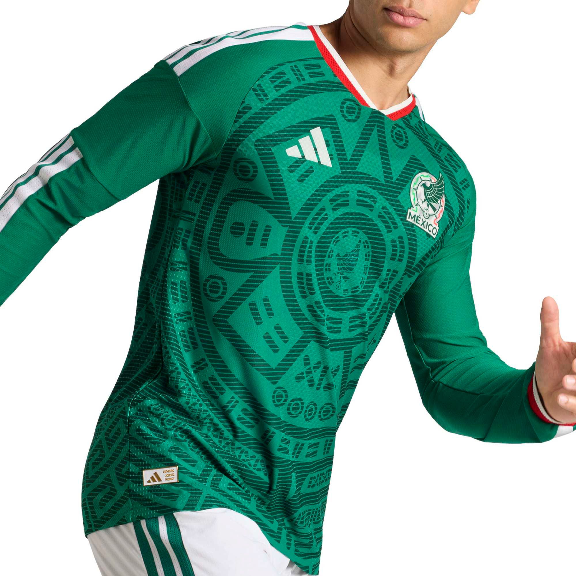 adidas Adult Mexico 2026 Home Long Sleeve Authentic Jersey product image