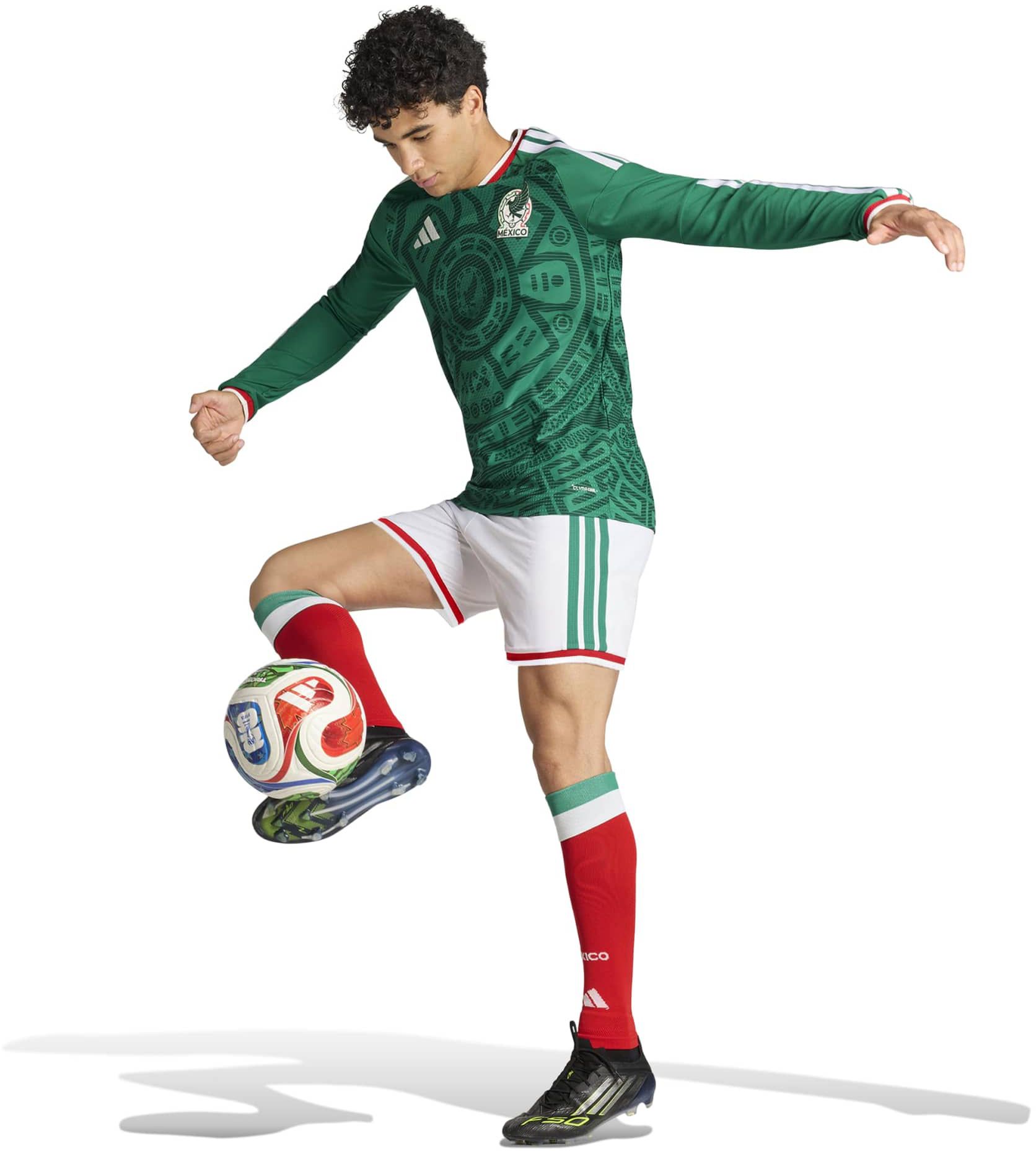 adidas Adult Mexico 2026 Home Long Sleeve Authentic Jersey product image