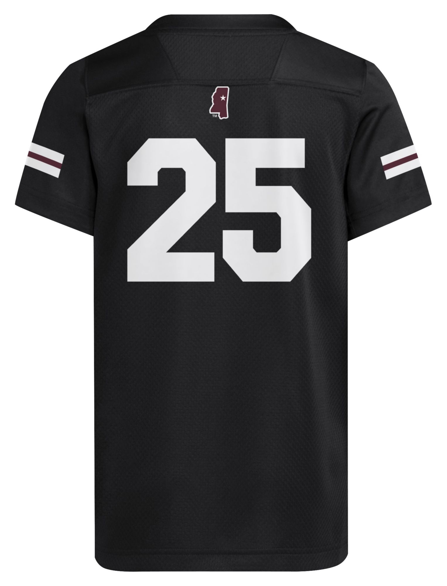 adidas Youth Mississippi State Bulldogs Black Replica Strategy Football Jersey product image