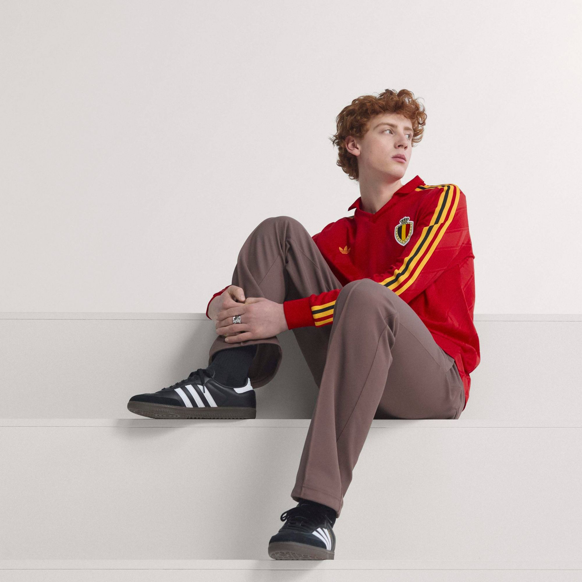 adidas Adult Belgium 1986 Bringback Home Jersey product image