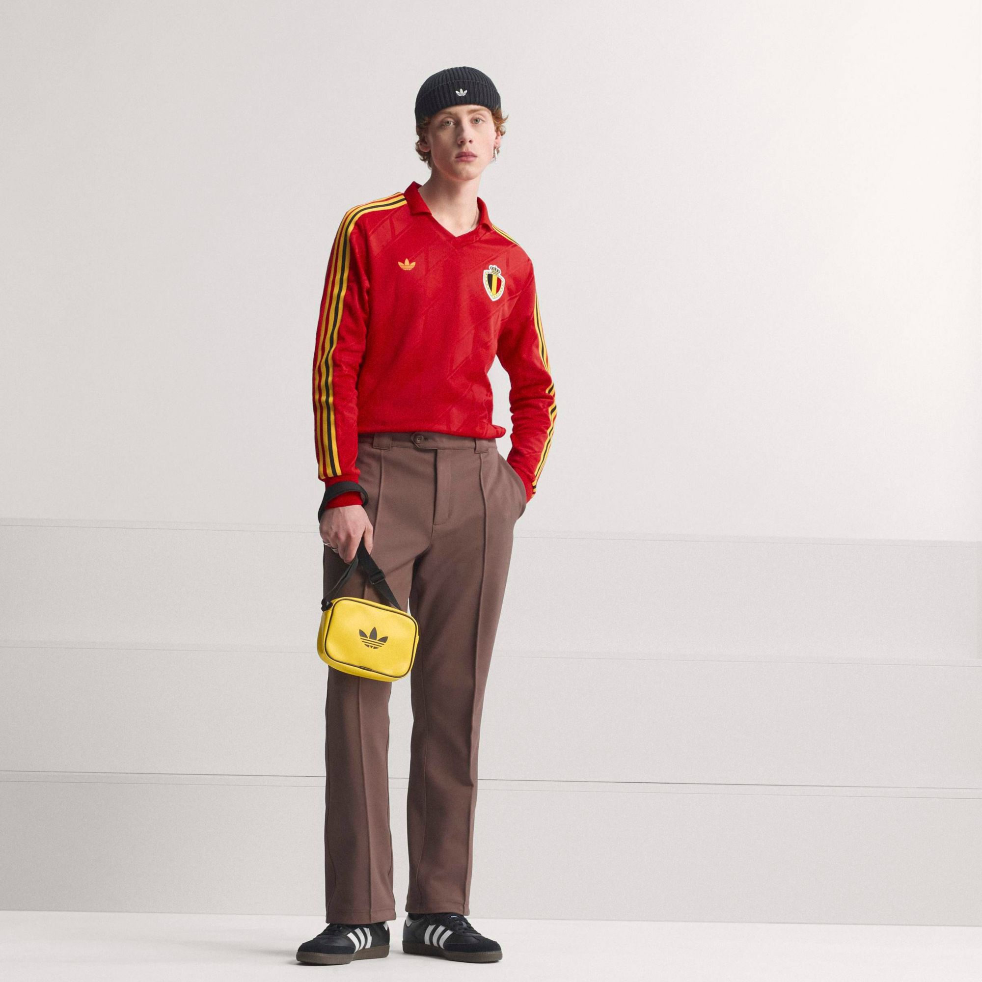 adidas Adult Belgium 1986 Bringback Home Jersey product image