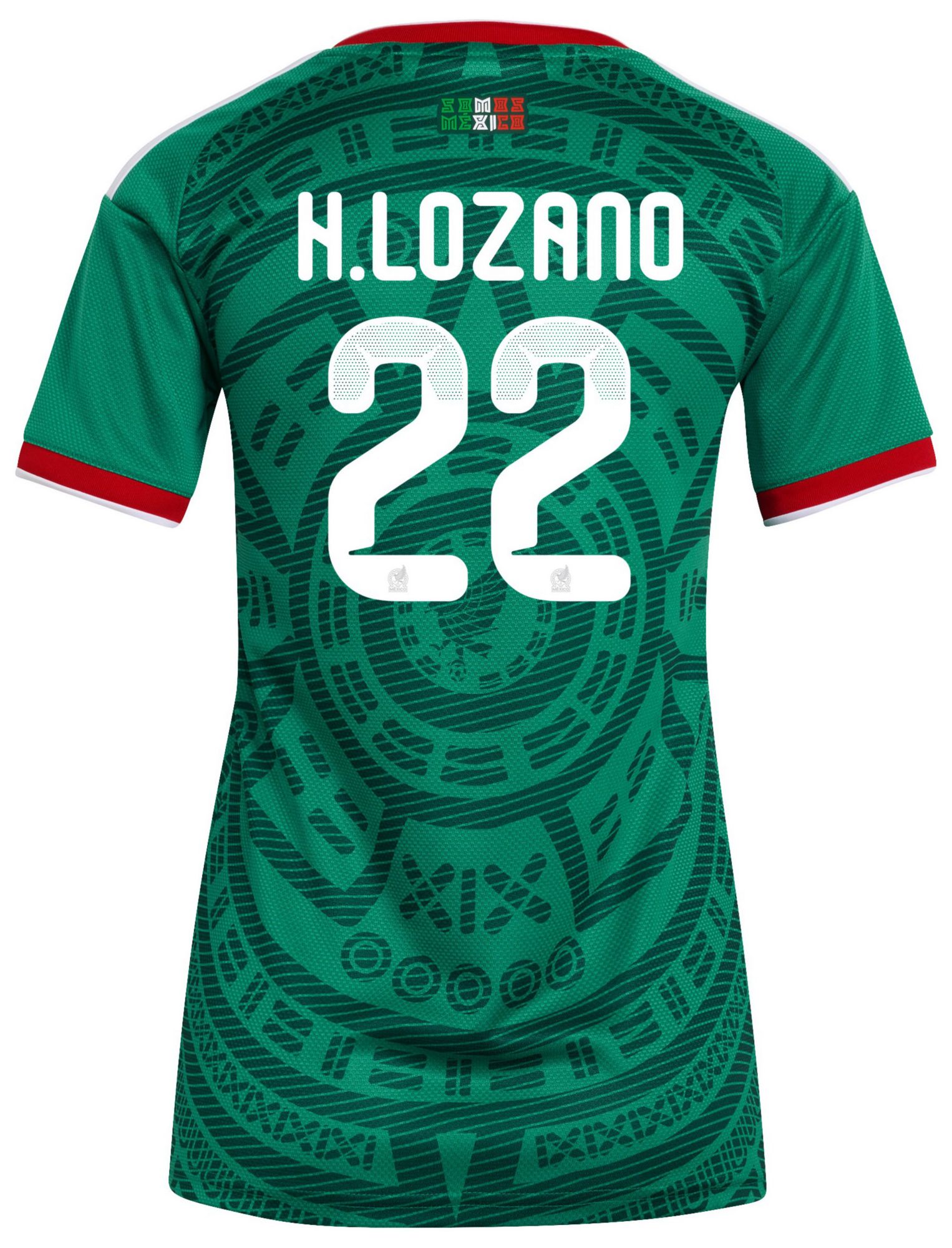 adidas Women's Mexico Hirving Lozano #22 2026 Home Replica Jersey product image