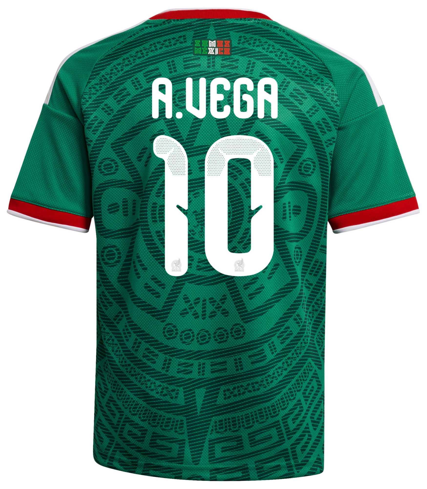 adidas Youth Mexico Alexis Vega #10 2026 Home Replica Jersey product image