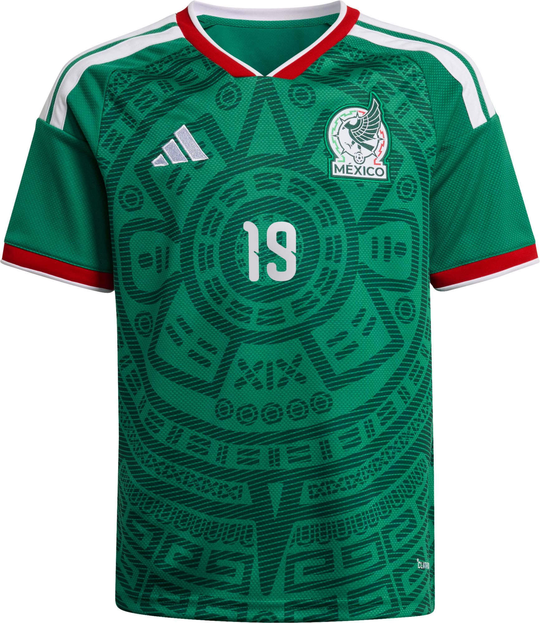  Mexicoアディダス メキシコ ユニフォーム 1st adidas Youth Mexico Gilberto Mora #19 2026 Home Replica Jersey
