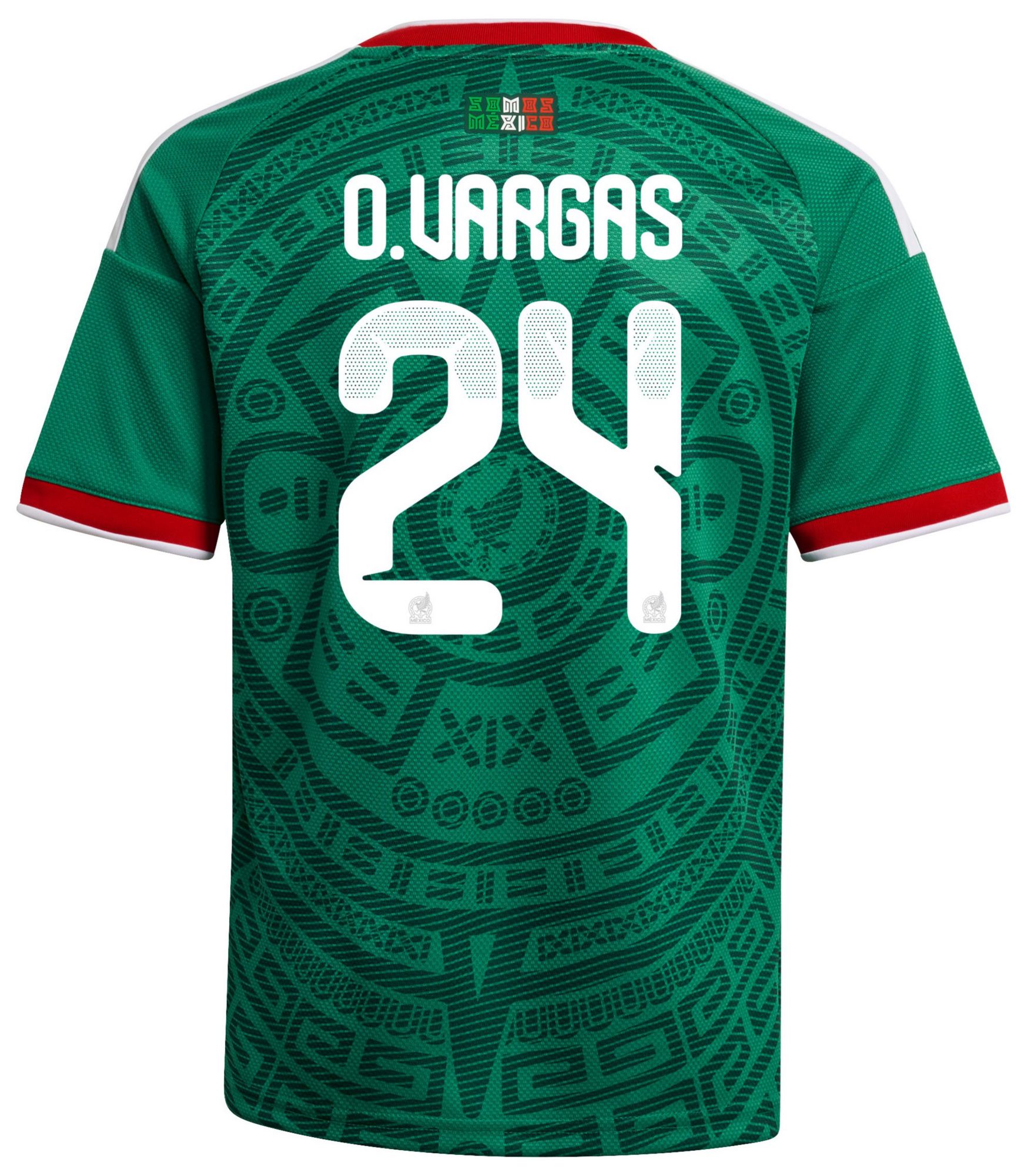 adidas Youth Mexico Obed Vargas #24 2026 Home Replica Jersey product image
