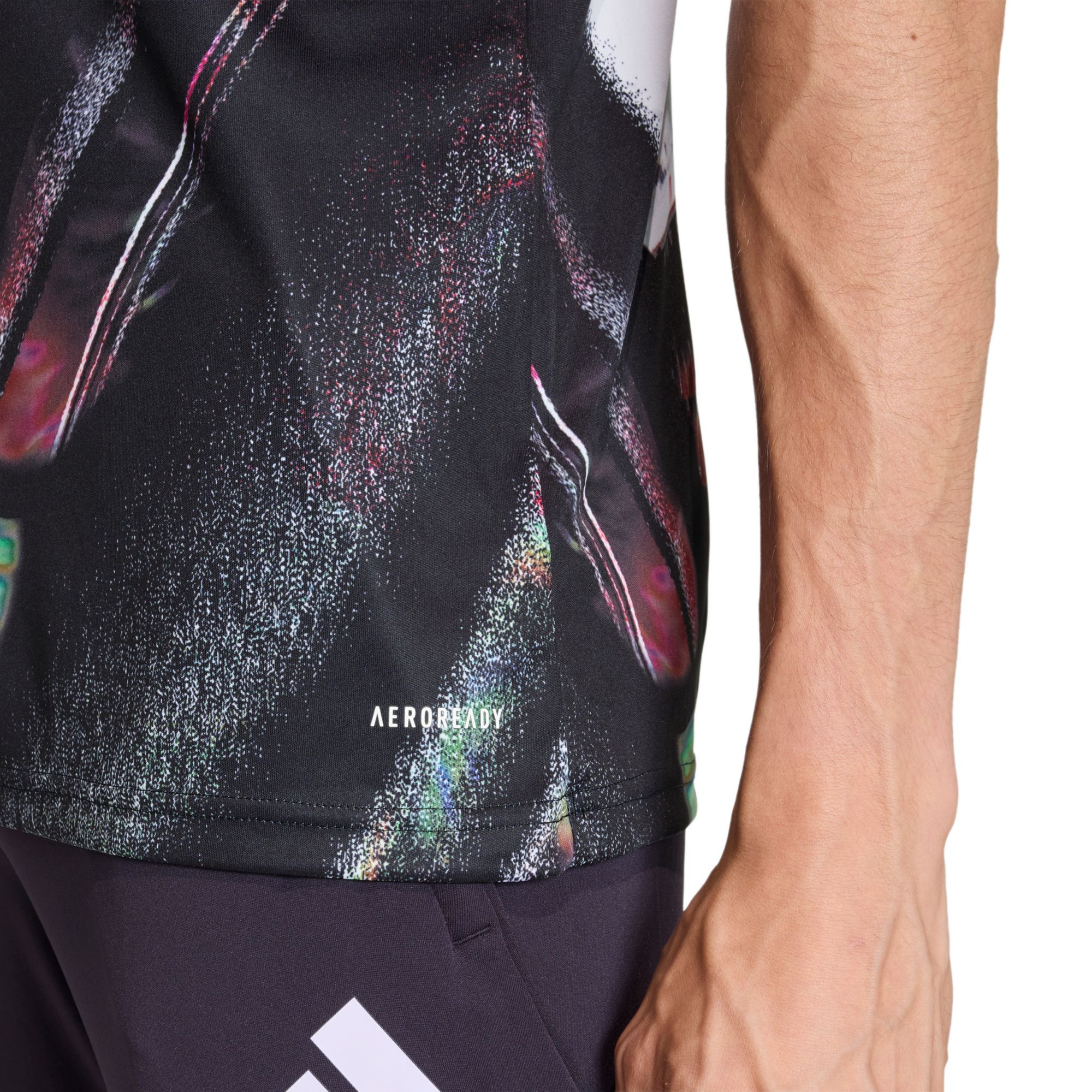 adidas Adult 2025 Manchester United Black Prematch Jersey product image