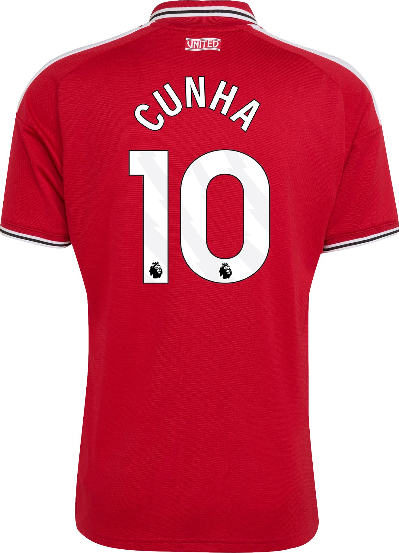 adidas Adult Manchester United Matheus Cunha 2026 Home Replica