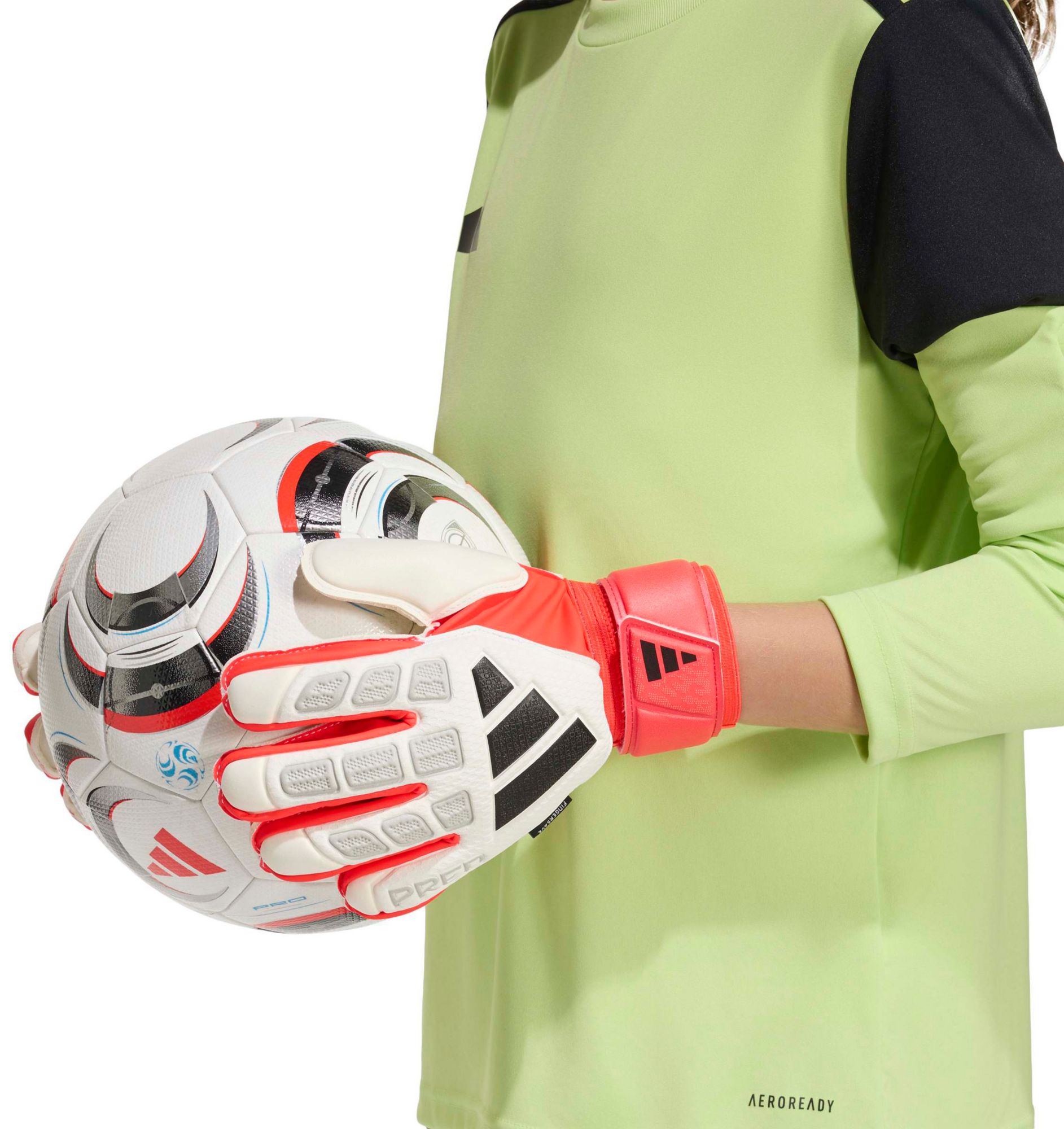 adidas Youth Predator Match Fingersave Goalkeeper Gloves product image