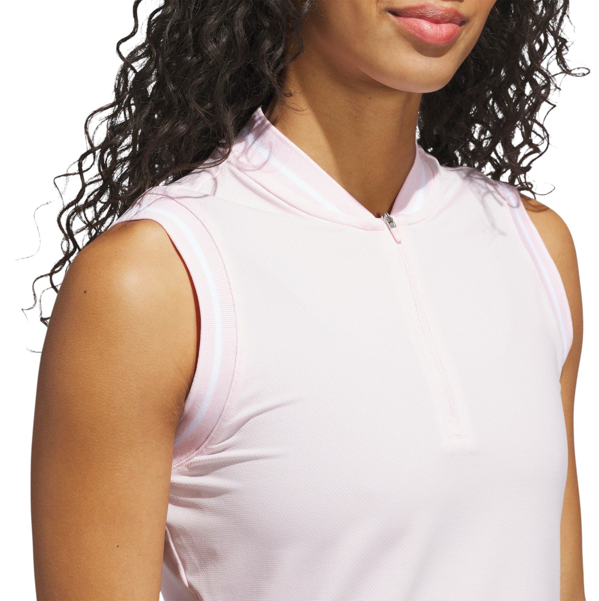 adidas Women's Ultimate365 Zip Sleeveless Golf Polo product image