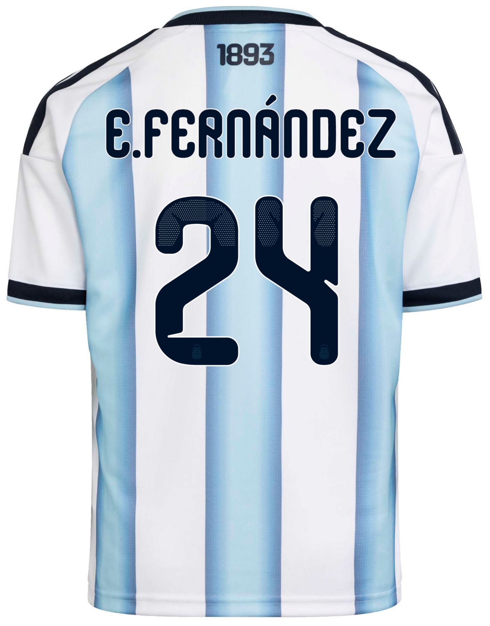 adidas Youth Argentina Enzo Fernandez #24 2026 Home Replica Jersey product image