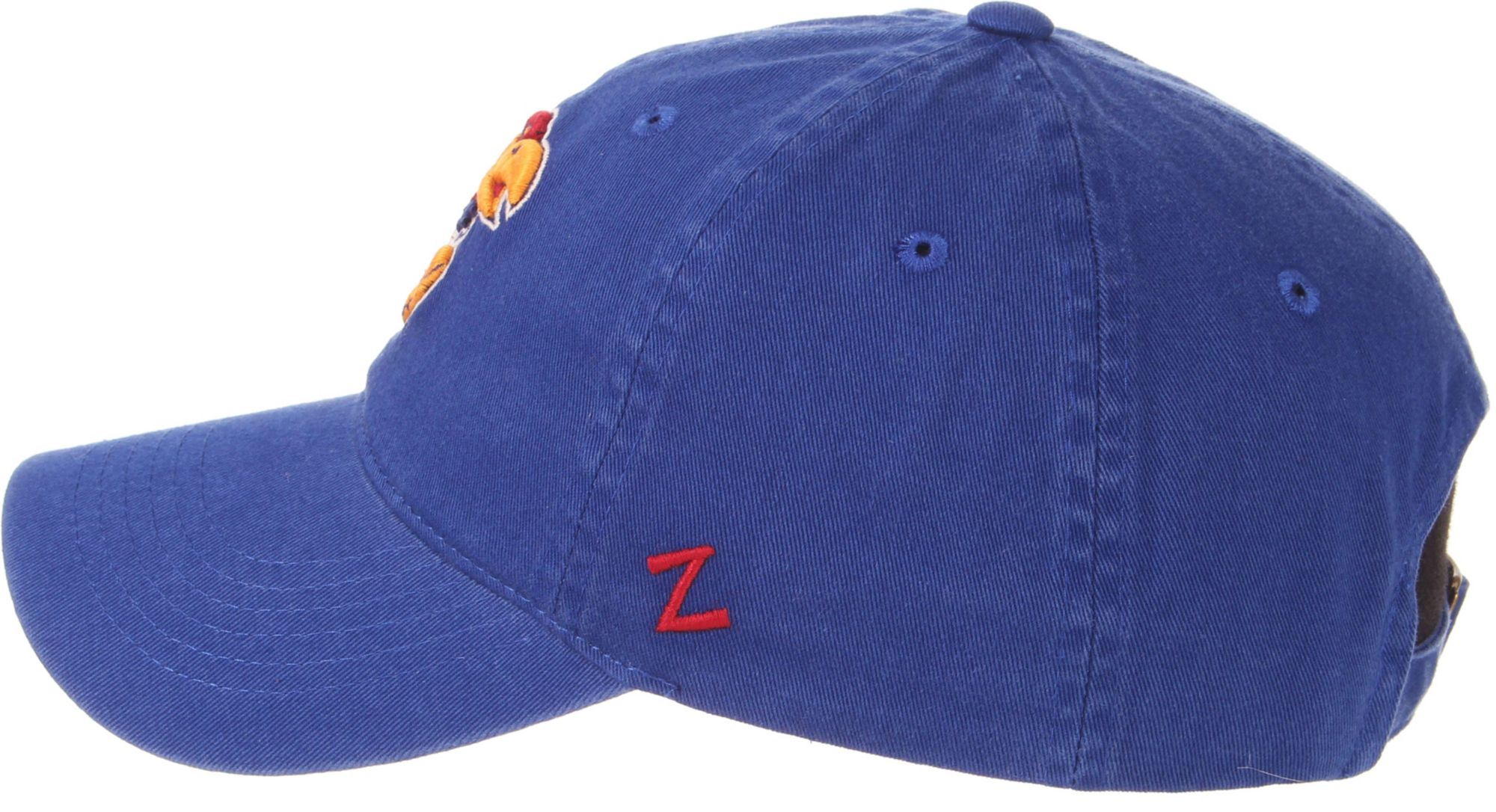 Zephyr Adult Kansas Jayhawks Blue Scholarship Adjustable Hat product image