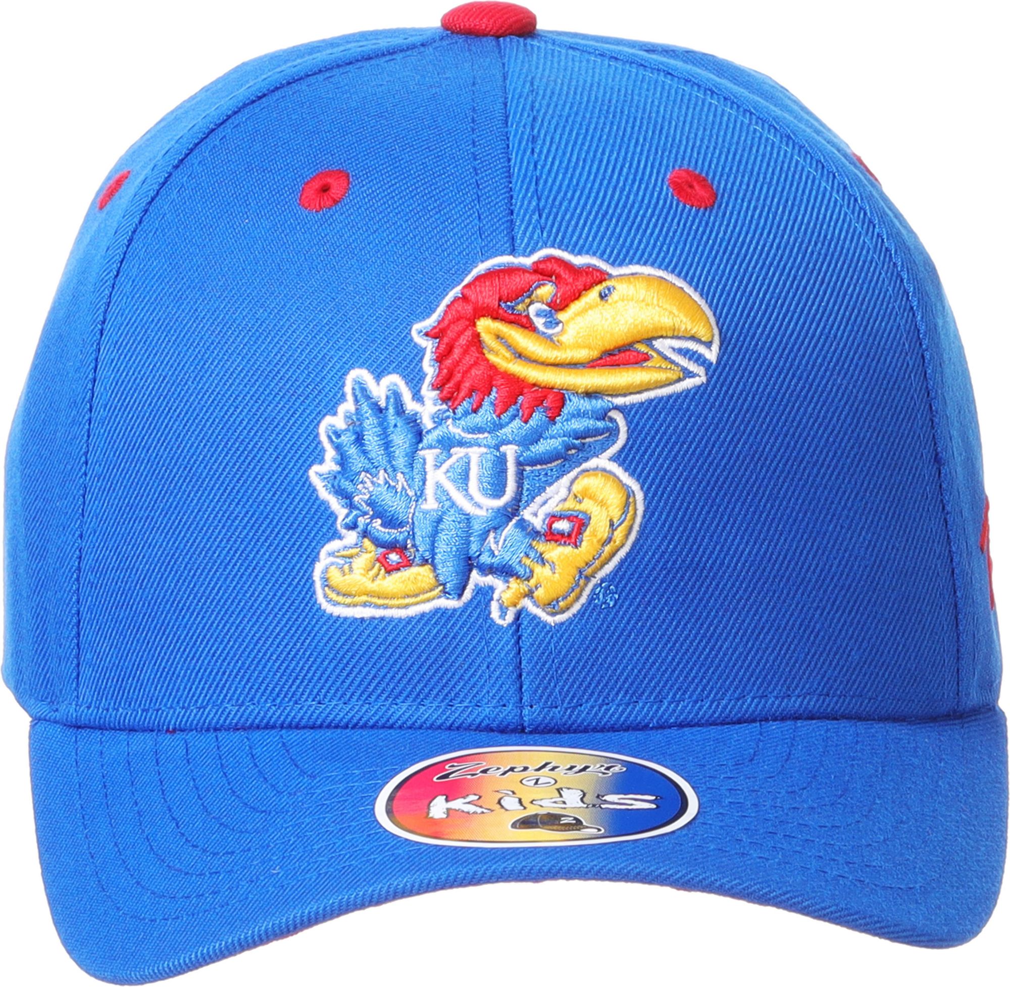 Zephyr Youth Kansas Jayhawks Blue Camp Adjustable Hat product image