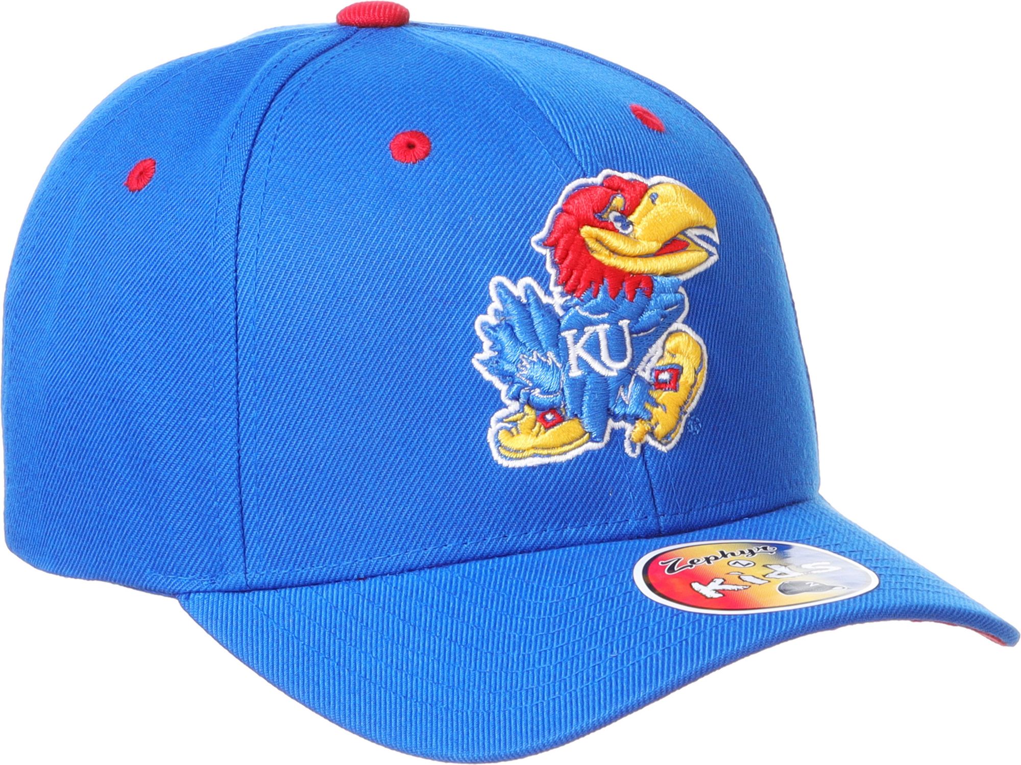 Zephyr Youth Kansas Jayhawks Blue Camp Adjustable Hat product image