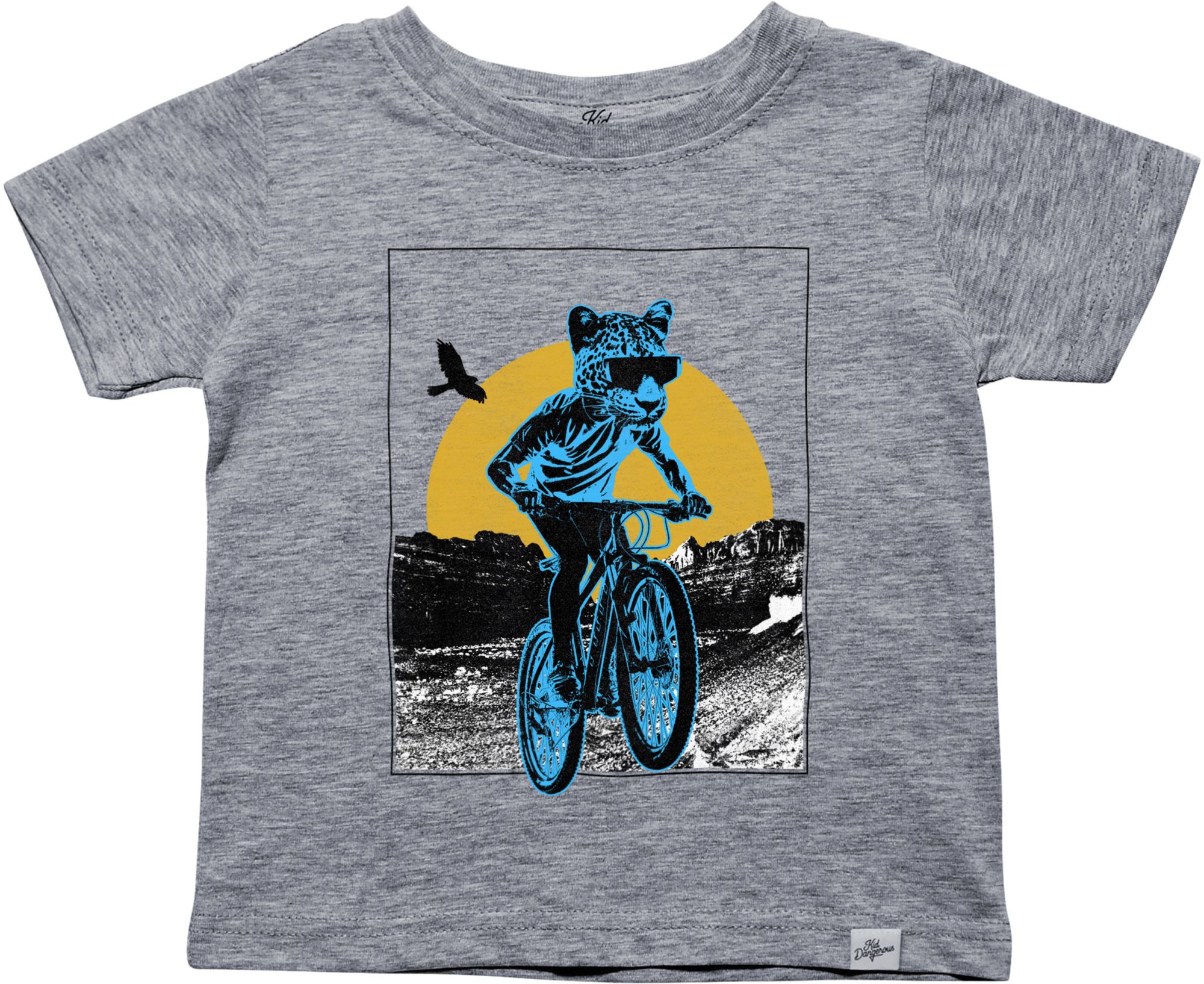 Kid Dangerous Kids' Leopard Mountain Bike T-Shirt product image