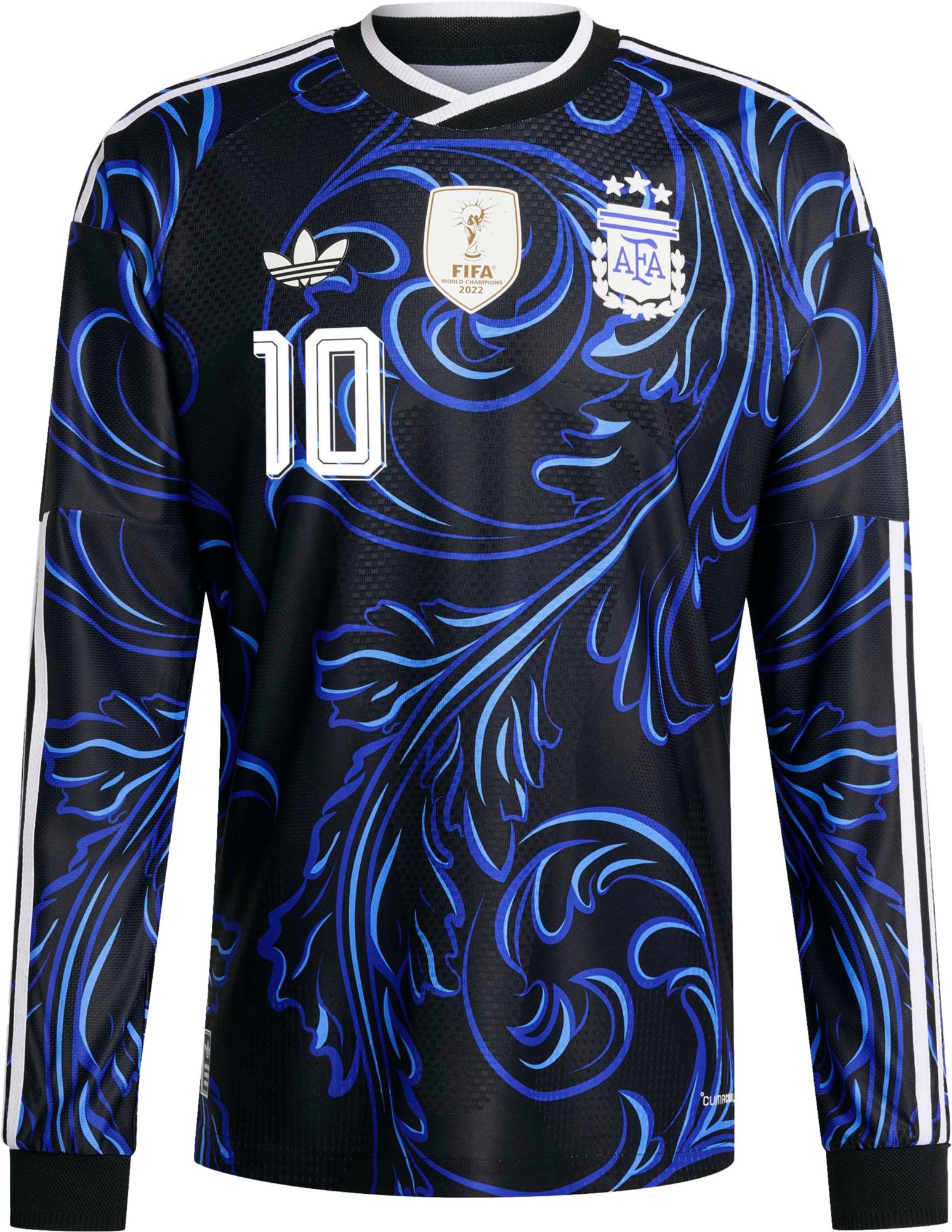  アルゼンチン MESSI 10 シャツ ブラック　オーセンティック adidas Adult Argentina Lionel Messi #10 2026 Away Long Sleeve