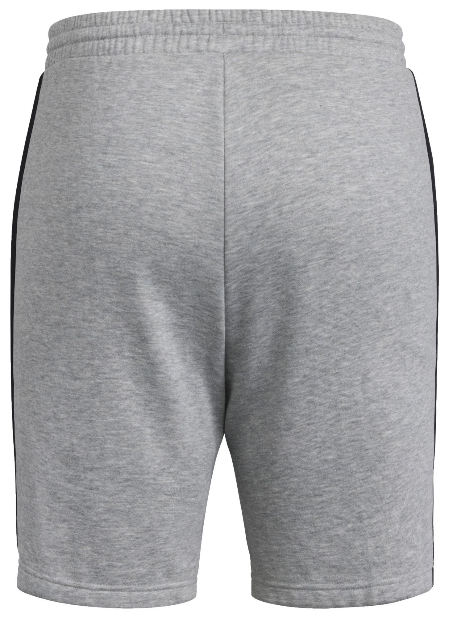 adidas Men's Miami Hurricanes Medium Grey 3-Stripes Fleece Shorts product image