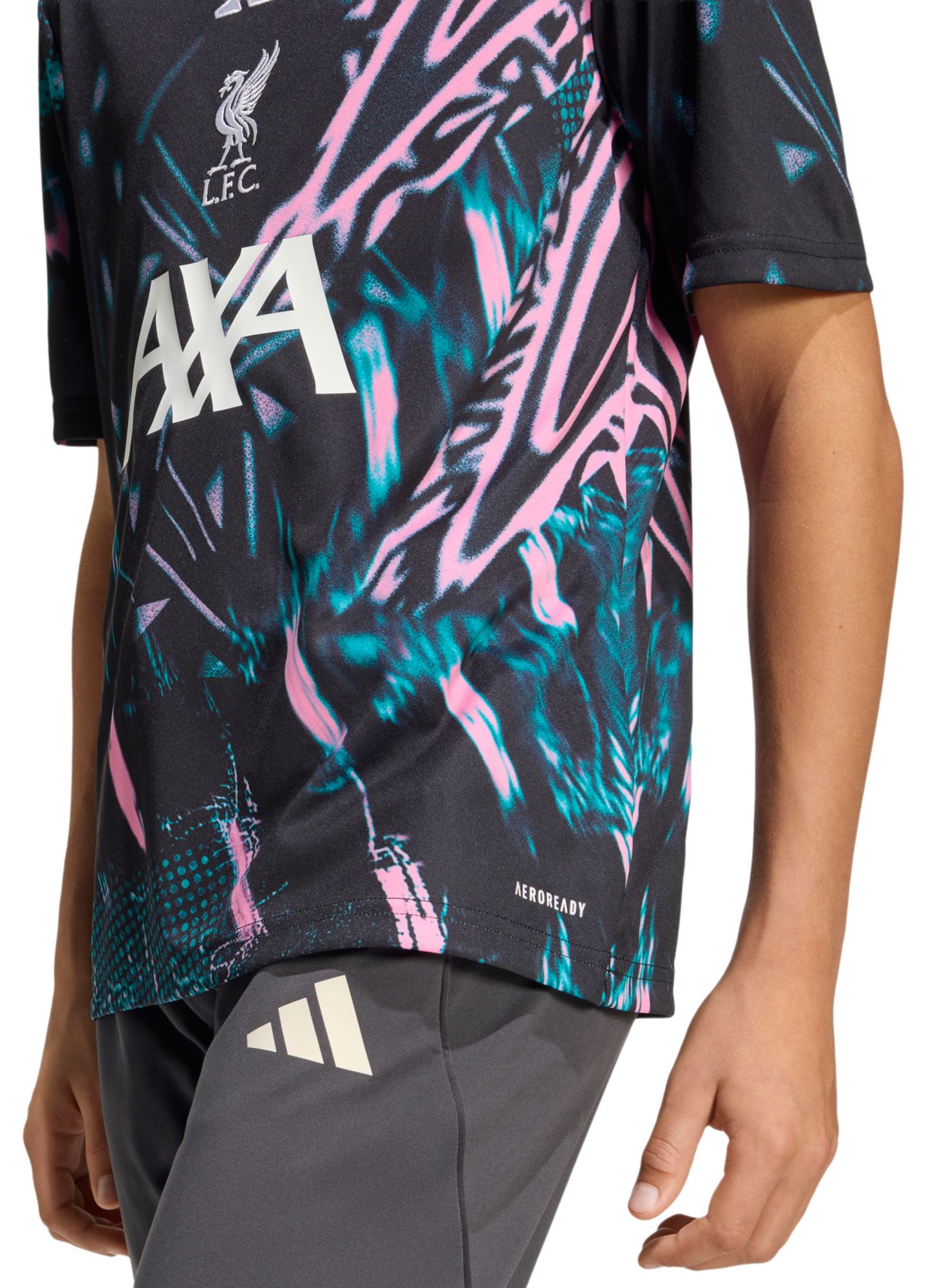 adidas Youth 2025 Liverpool Black Prematch Jersey product image