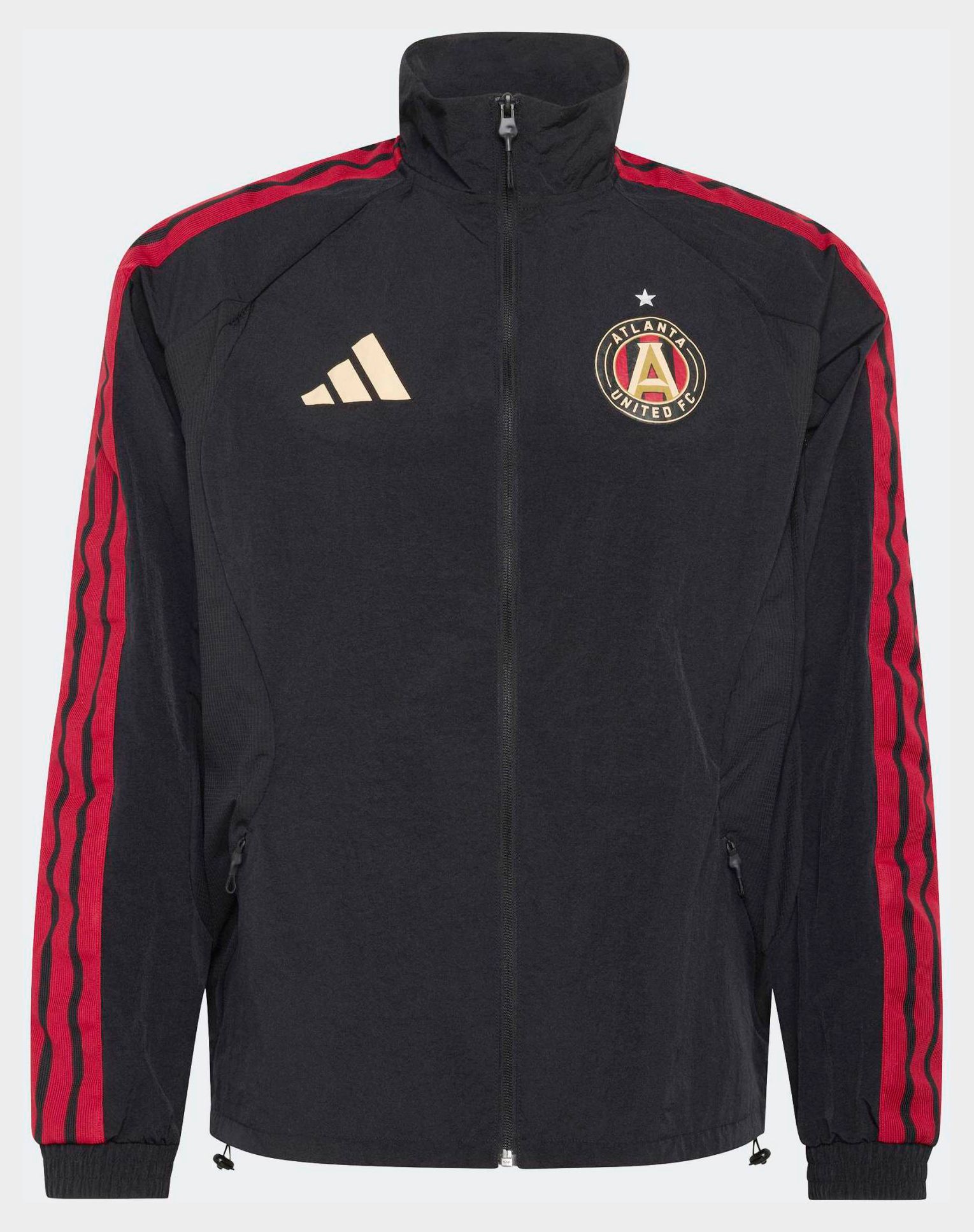 adidas Adult Atlanta United Black 2026 Prematch Anthem Full-Zip Jacket product image