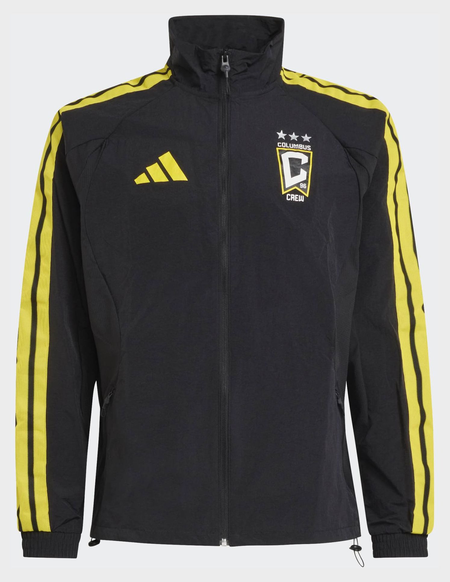 adidas Adult Columbus Crew Black 2026 Prematch Anthem Full-Zip Jacket product image