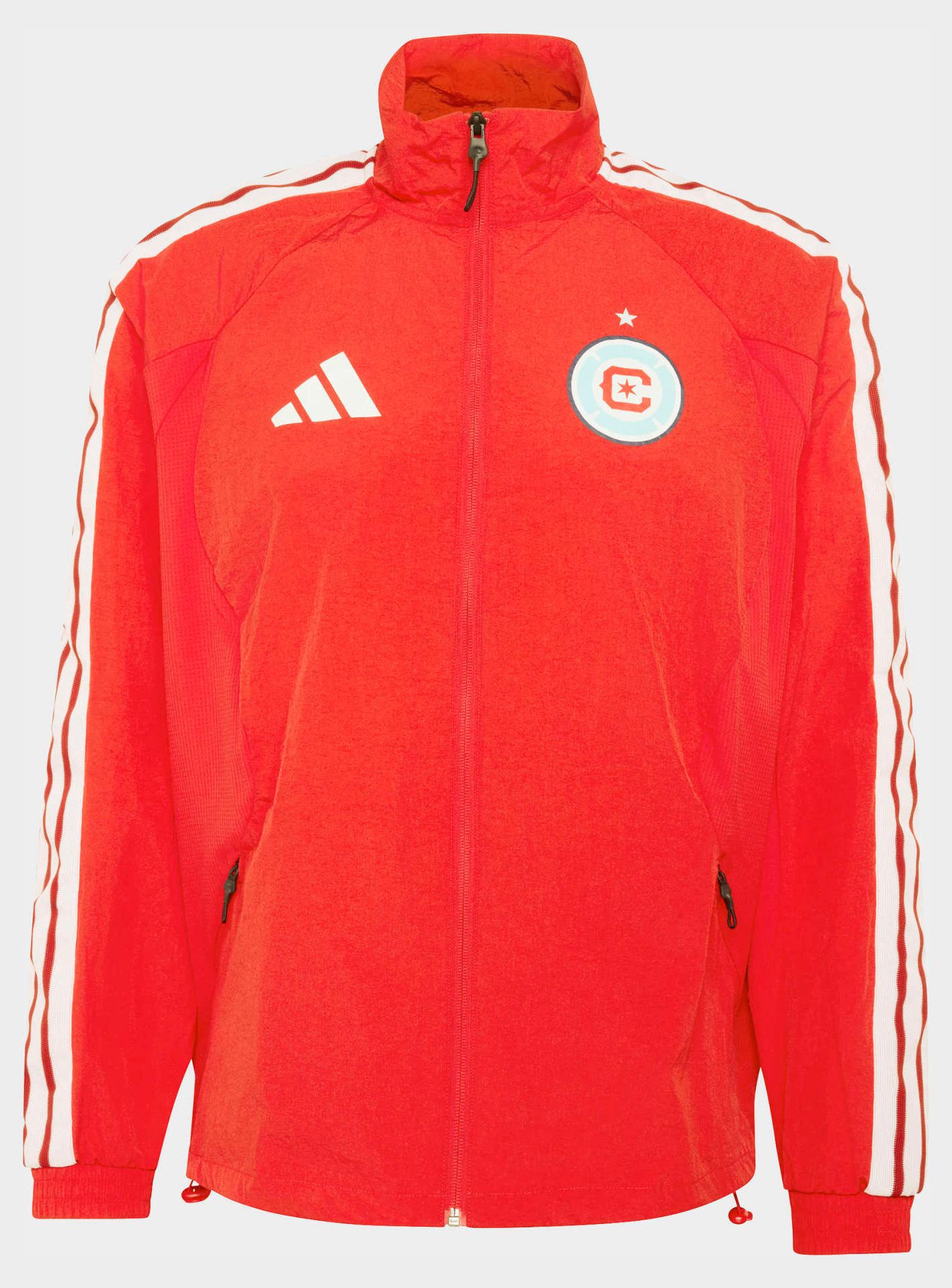 adidas Adult Chicago Fire Red 2026 Prematch Anthem Full-Zip Jacket product image