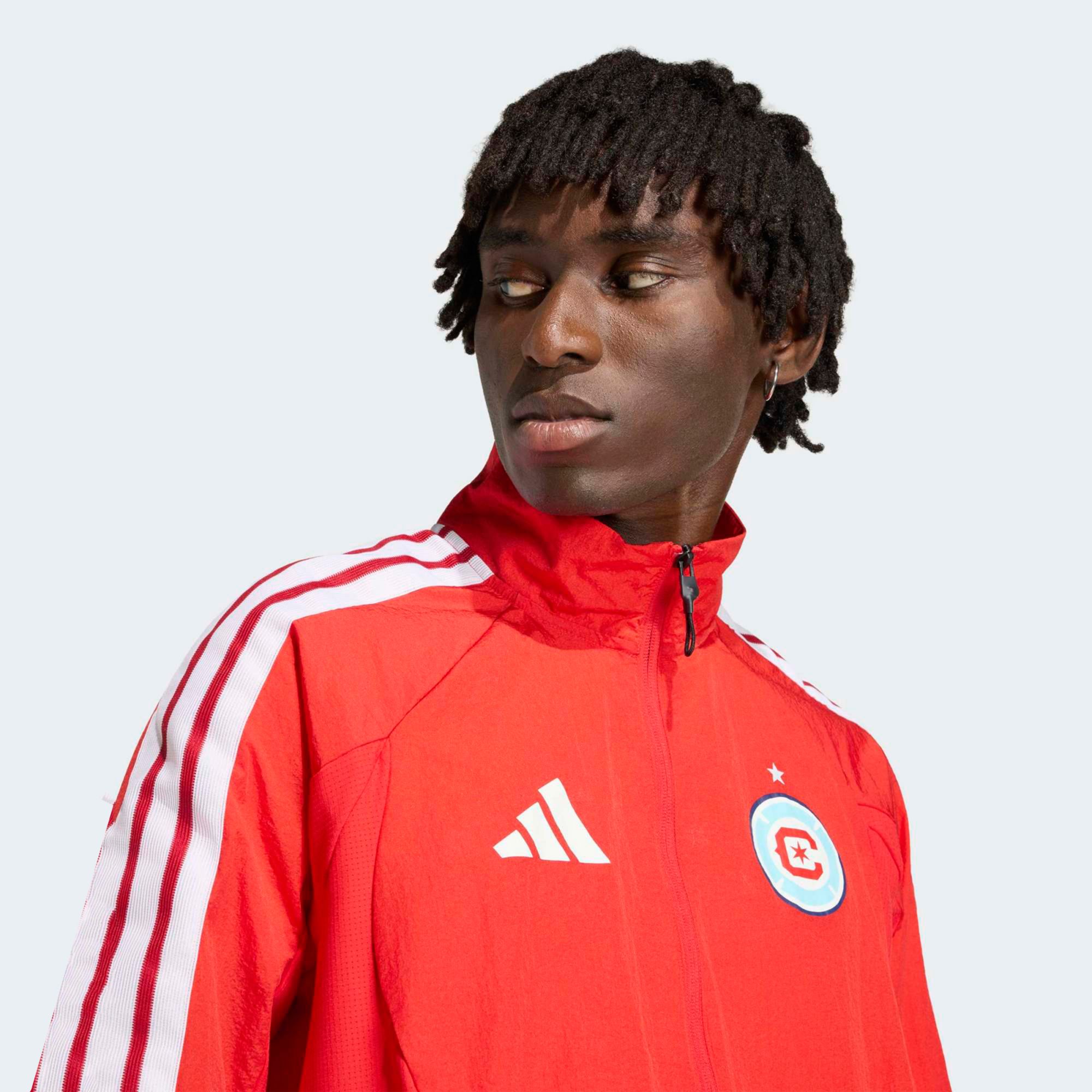 adidas Adult Chicago Fire Red 2026 Prematch Anthem Full-Zip Jacket product image