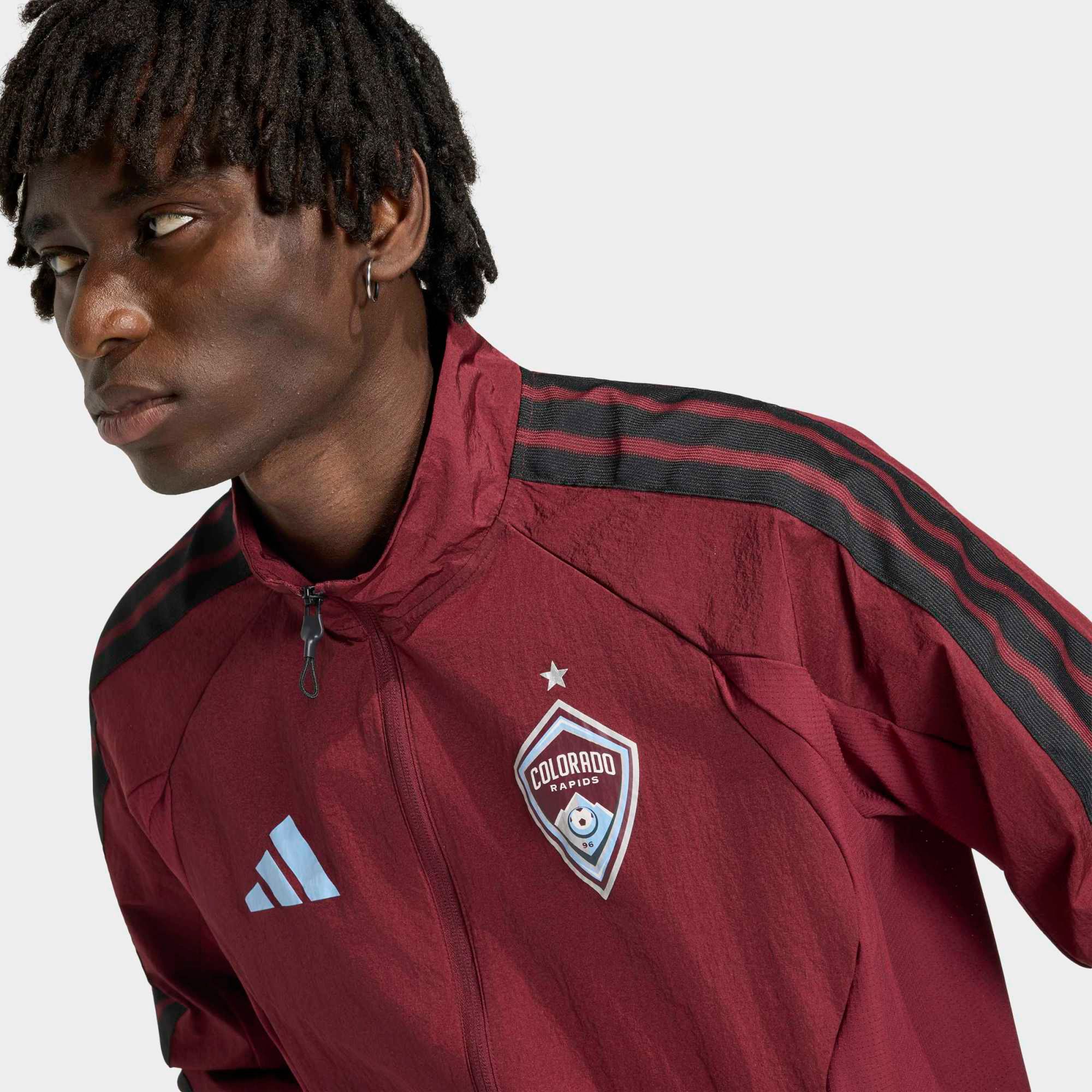 adidas Adult Colorado Rapids Red 2026 Prematch Anthem Full-Zip Jacket product image