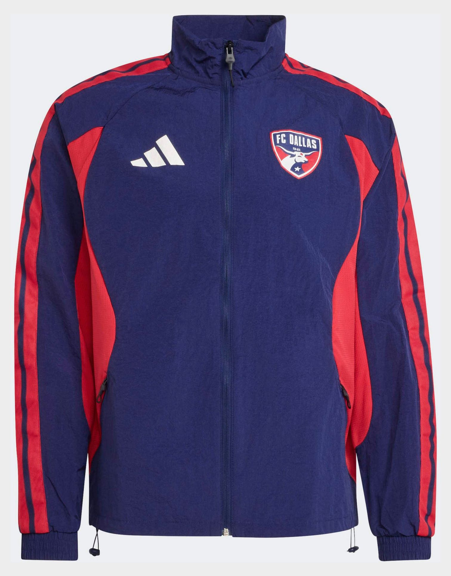 adidas Adult FC Dallas Black 2026 Prematch Anthem Full-Zip Jacket product image
