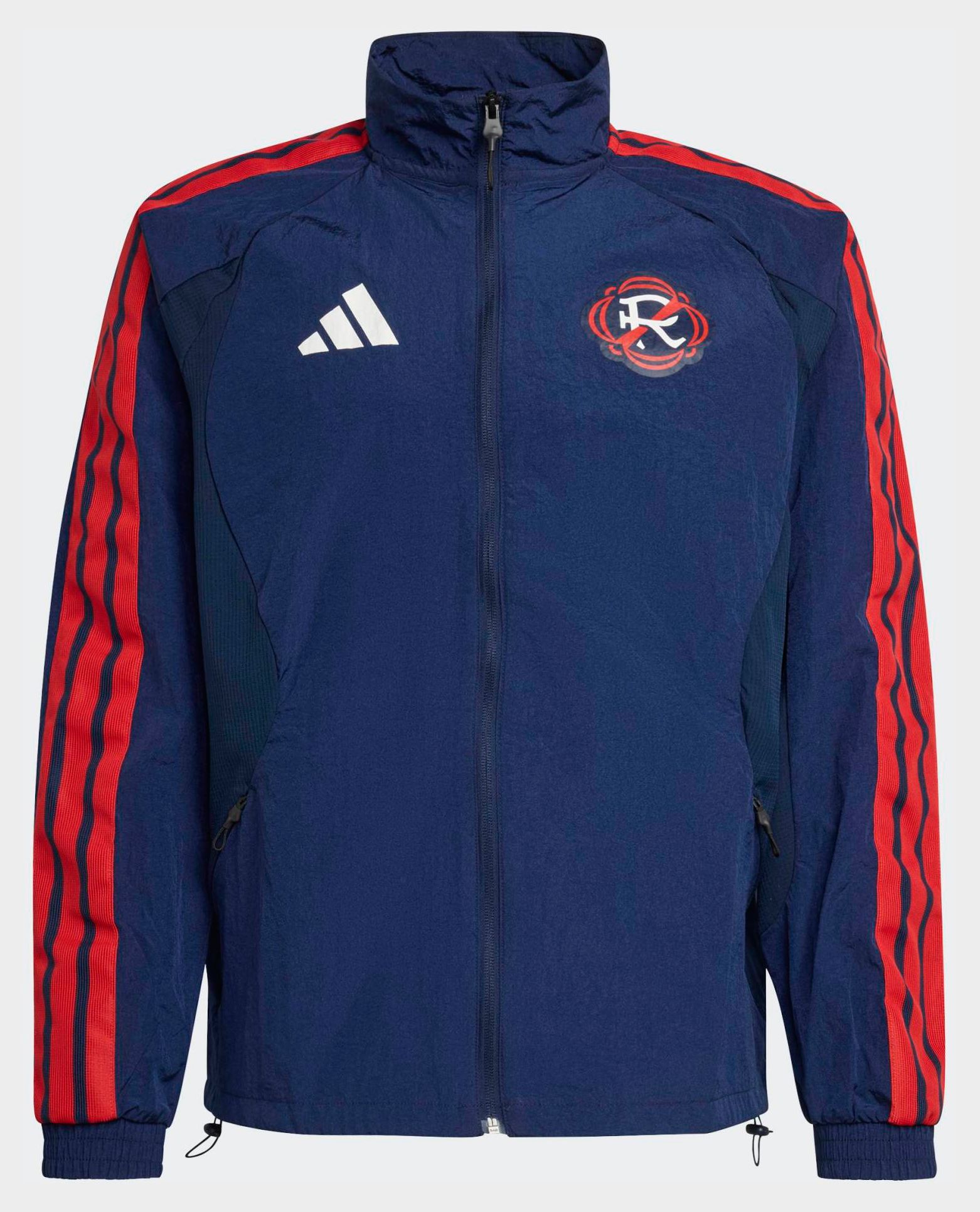 adidas Adult New England Revolution Navy 2026 Prematch Anthem Full-Zip Jacket product image