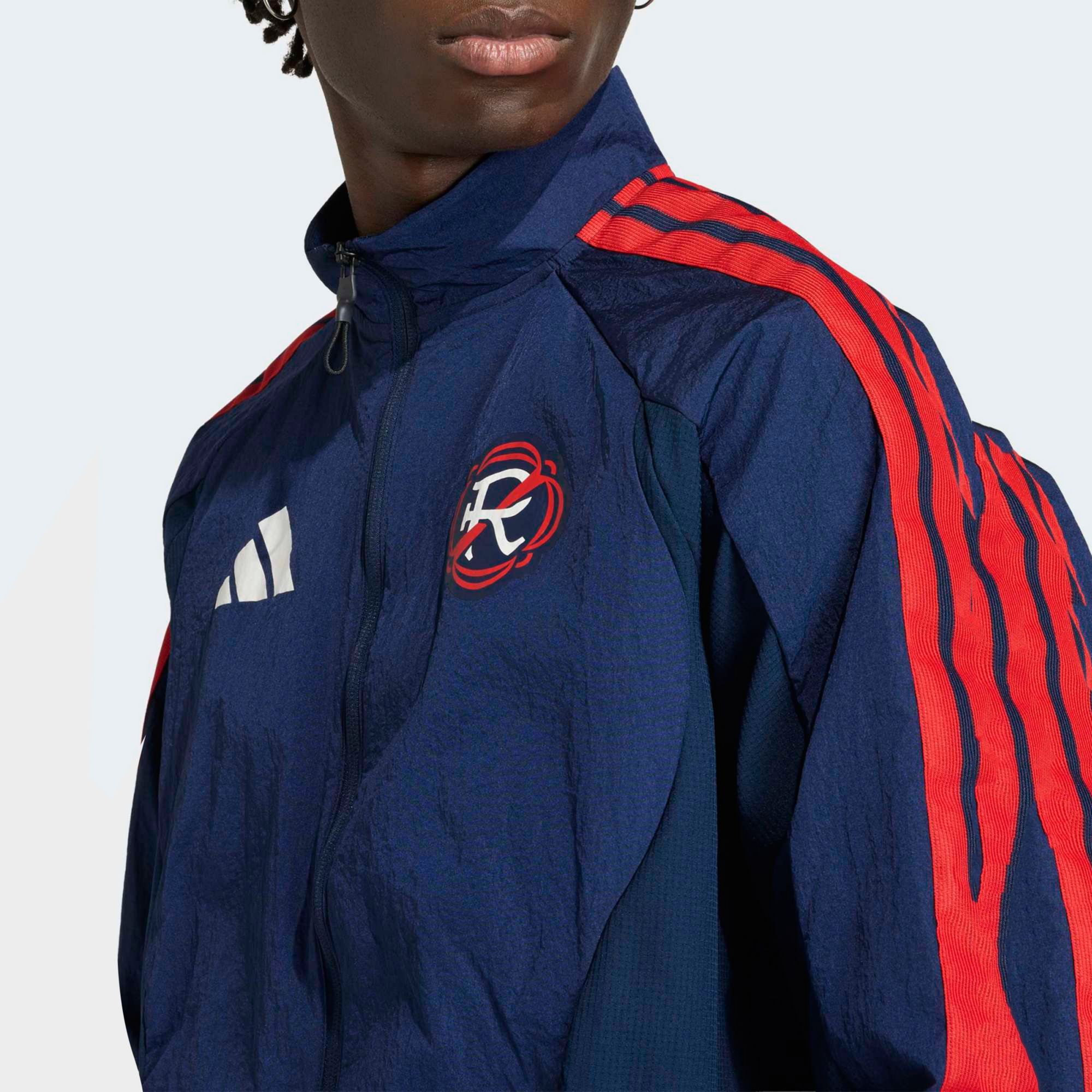 adidas Adult New England Revolution Navy 2026 Prematch Anthem Full-Zip Jacket product image