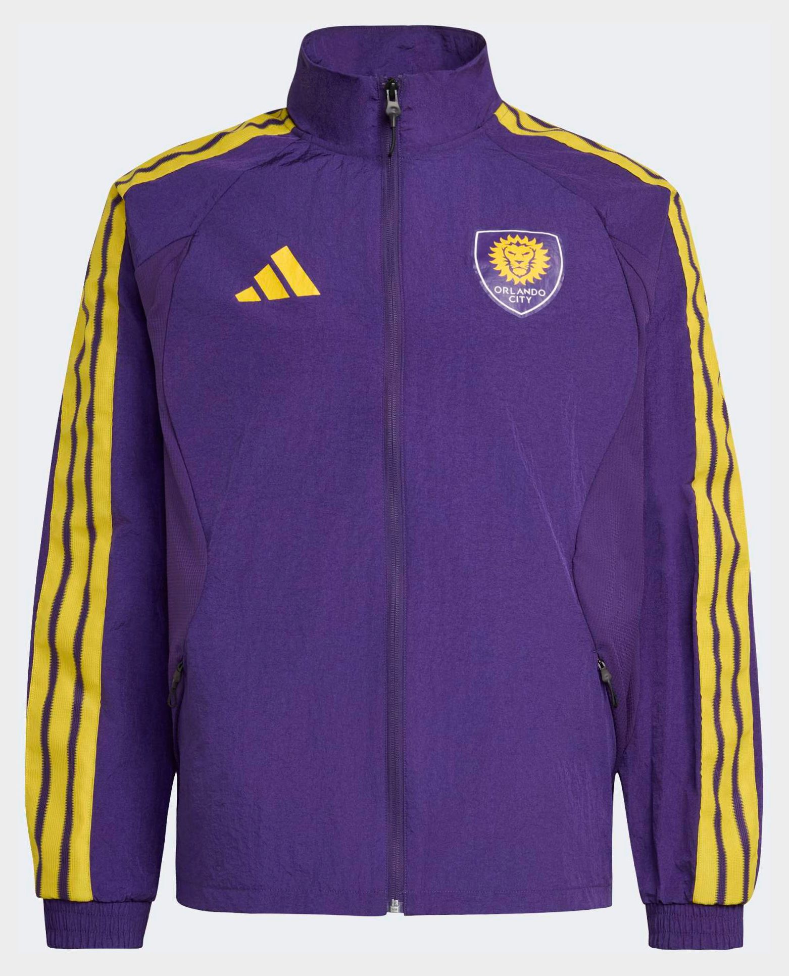 adidas Men's Orlando City Purple 2026 Prematch Anthem Full-Zip Jacket product image