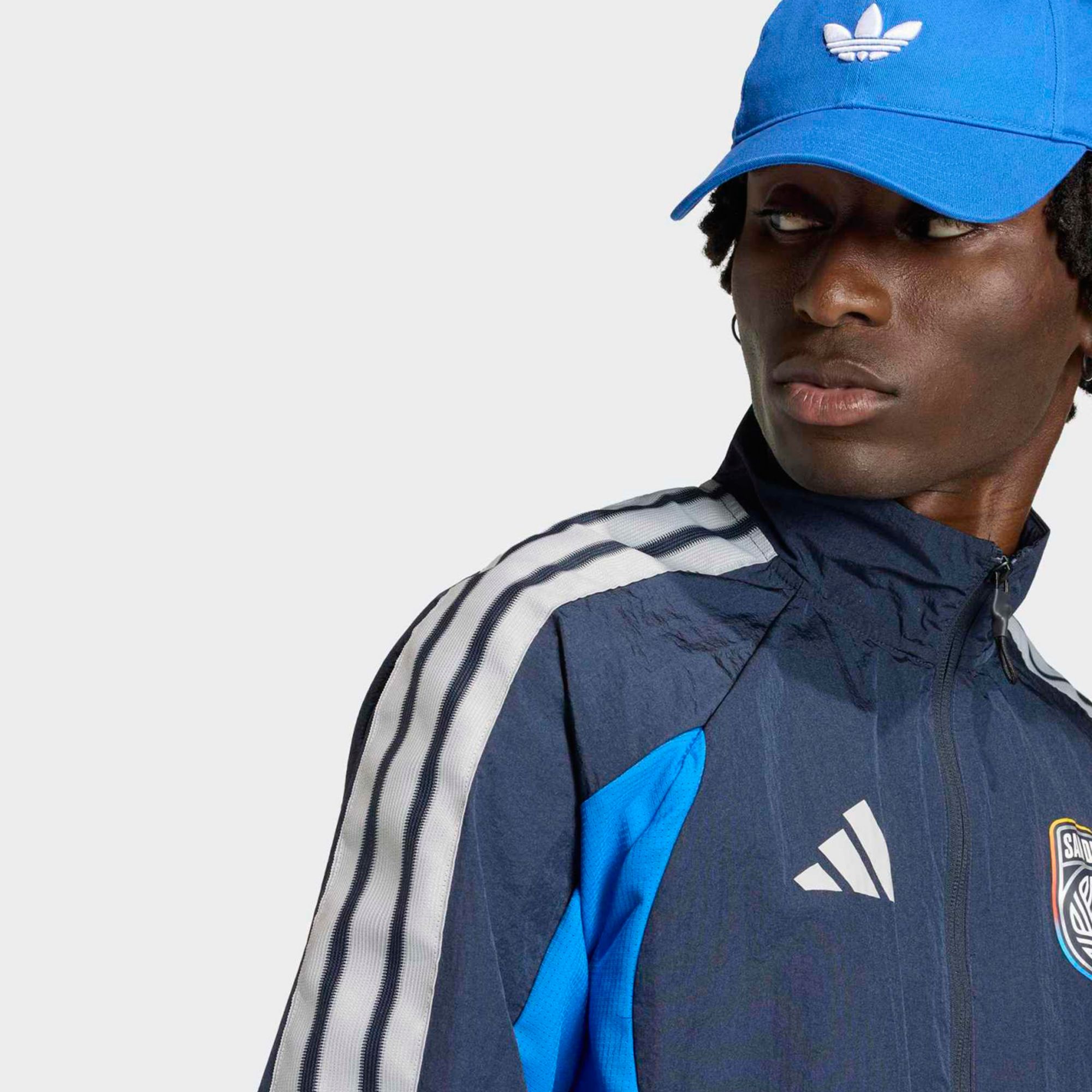 adidas Men's Orlando Pride Grey 2026 Prematch Anthem Full-Zip Jacket product image