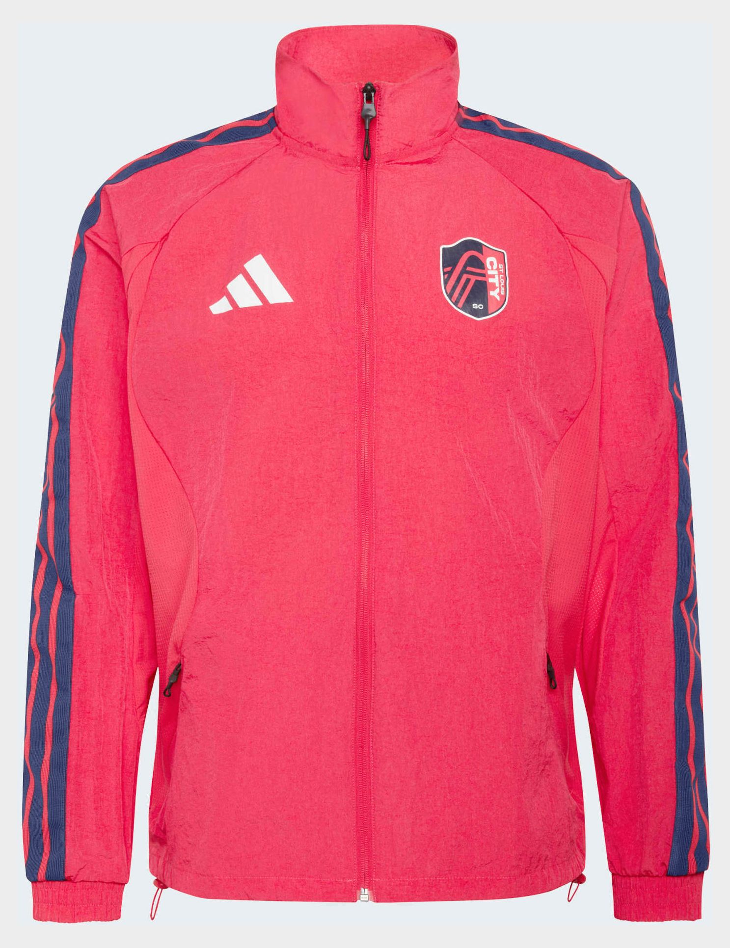 adidas Men's St. Louis FC Pink 2026 Prematch Anthem Full-Zip Jacket product image