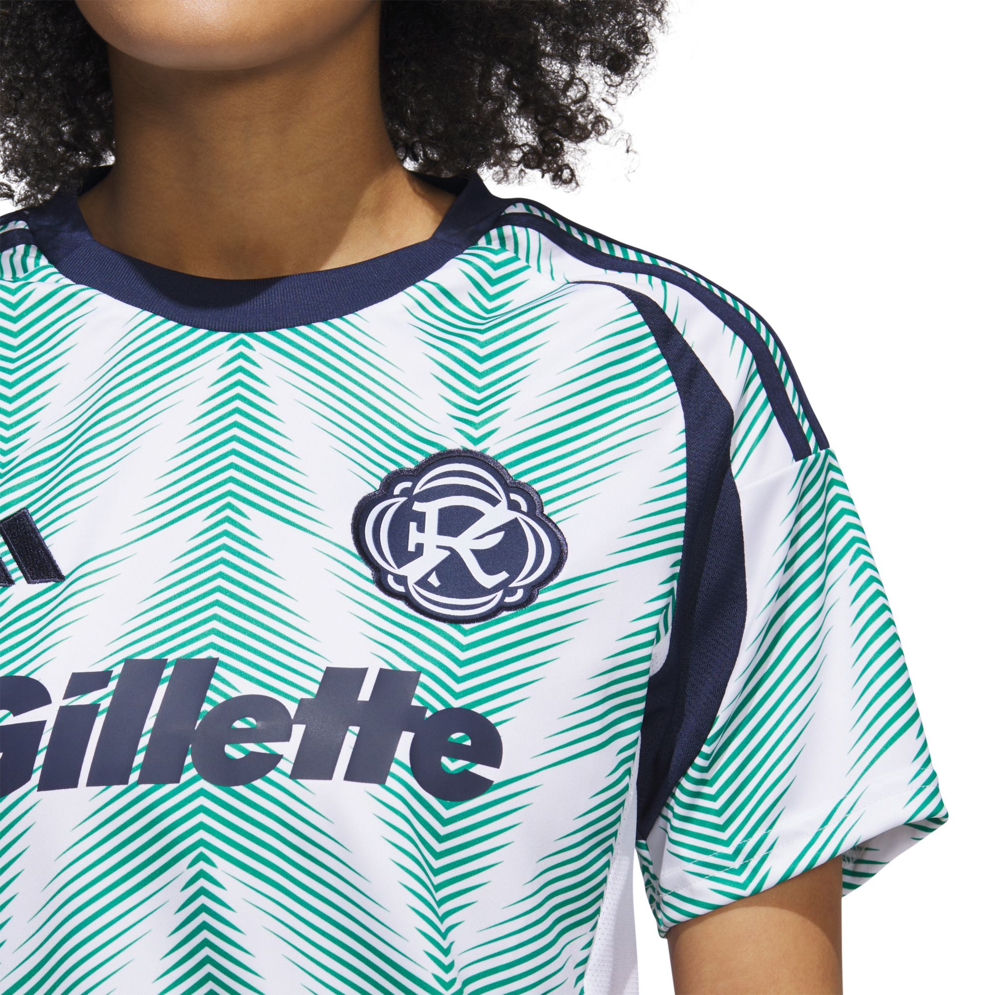 adidas Women's New England Revolution 2025 Secondary Replica "Eastern White Pine" Jersey product image