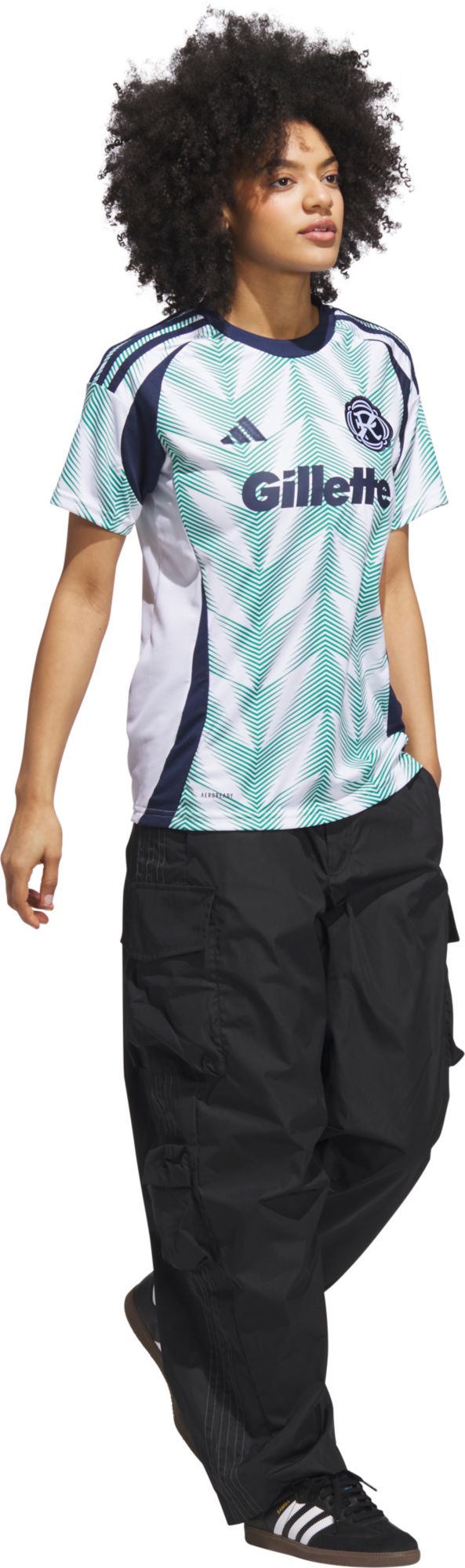 adidas Women's New England Revolution 2025 Secondary Replica "Eastern White Pine" Jersey product image