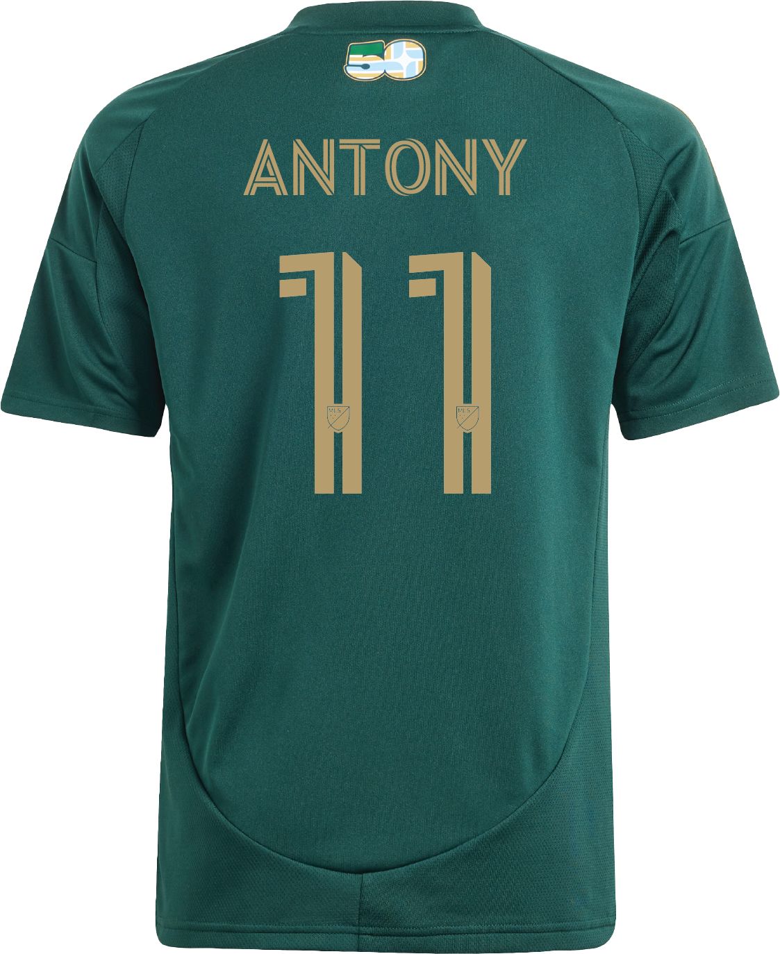 adidas Youth Portland Timbers Antony Alves Santos #11 2025 Primary Replica Jersey product image