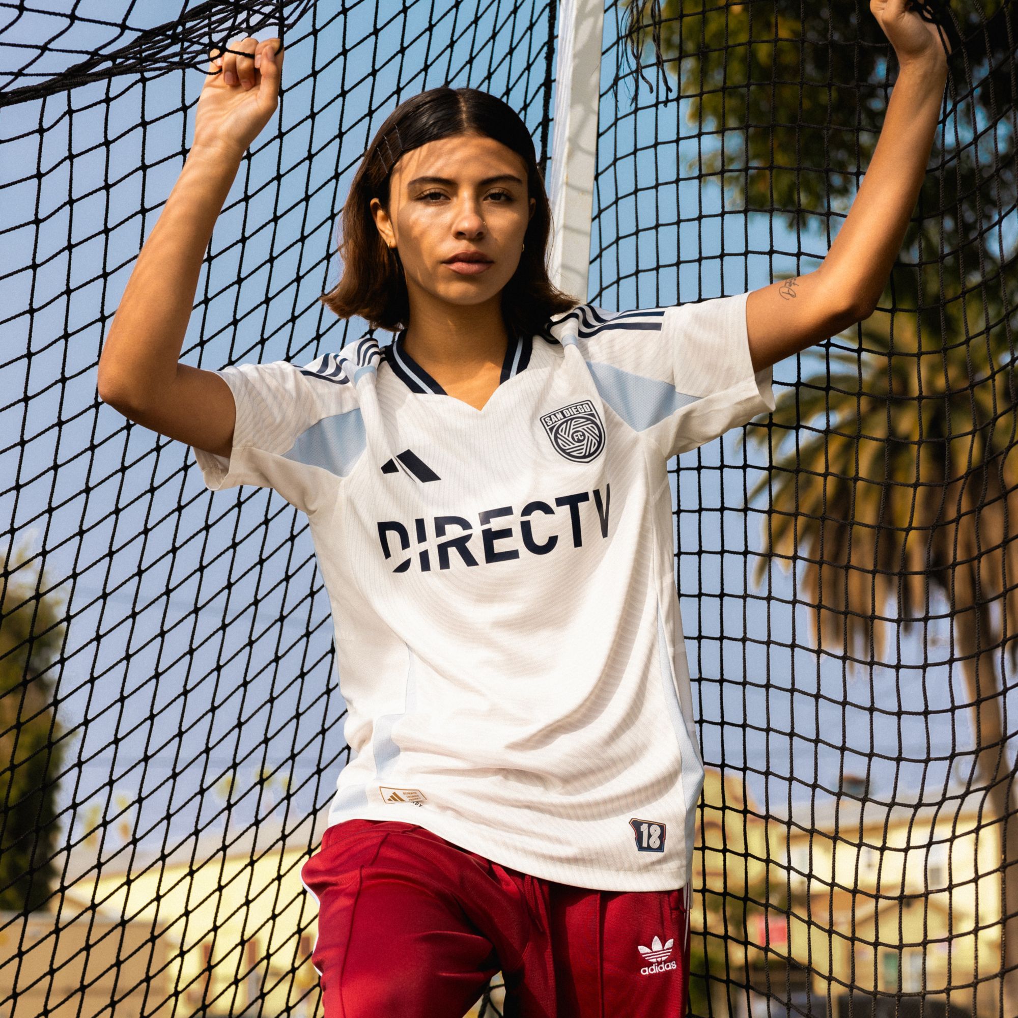 adidas Adult San Diego FC 2025 Secondary Authentic "Woven Into One" Jersey product image