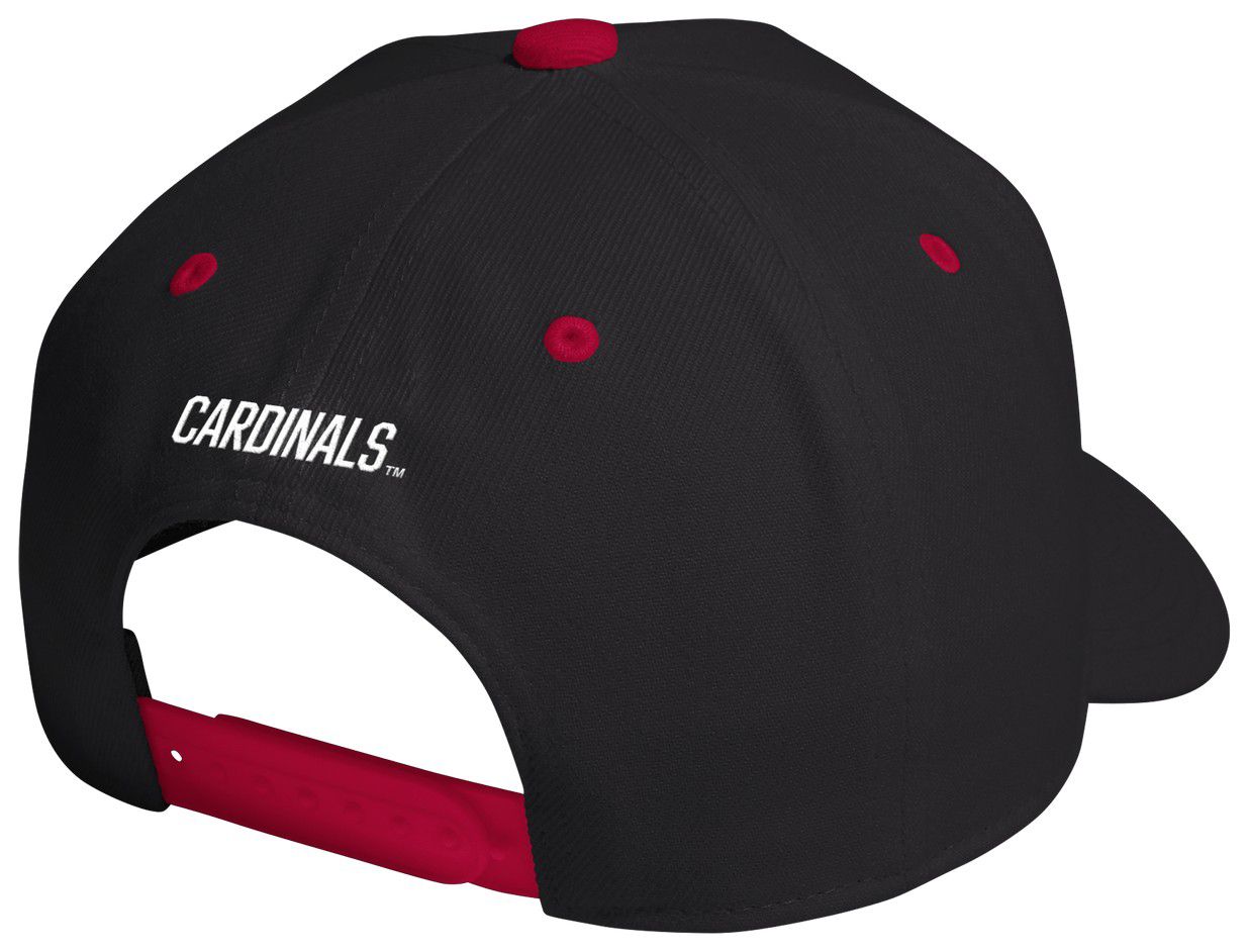 adidas Adult Louisville Cardinals Black Strategy A-Frame Adjustable Hat product image
