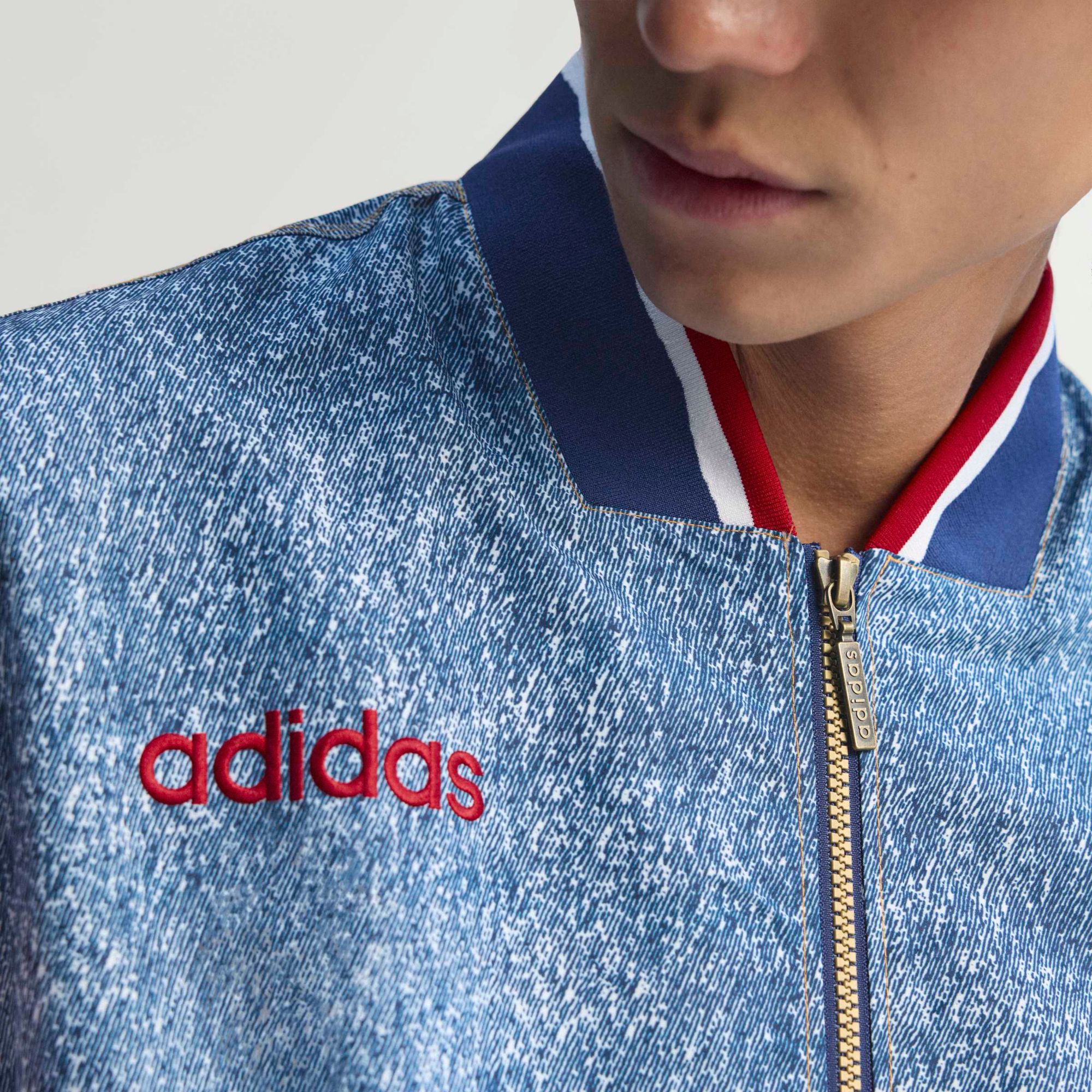 adidas Men's USA Denim Graphic Track Jacket product image