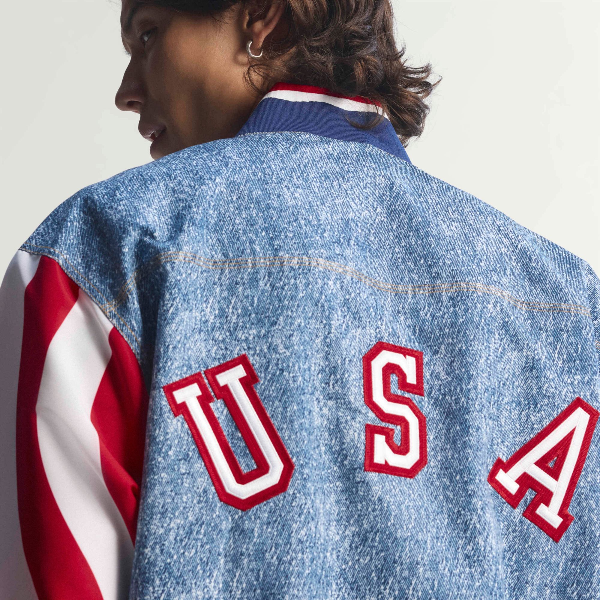 adidas Men's USA Denim Graphic Track Jacket product image