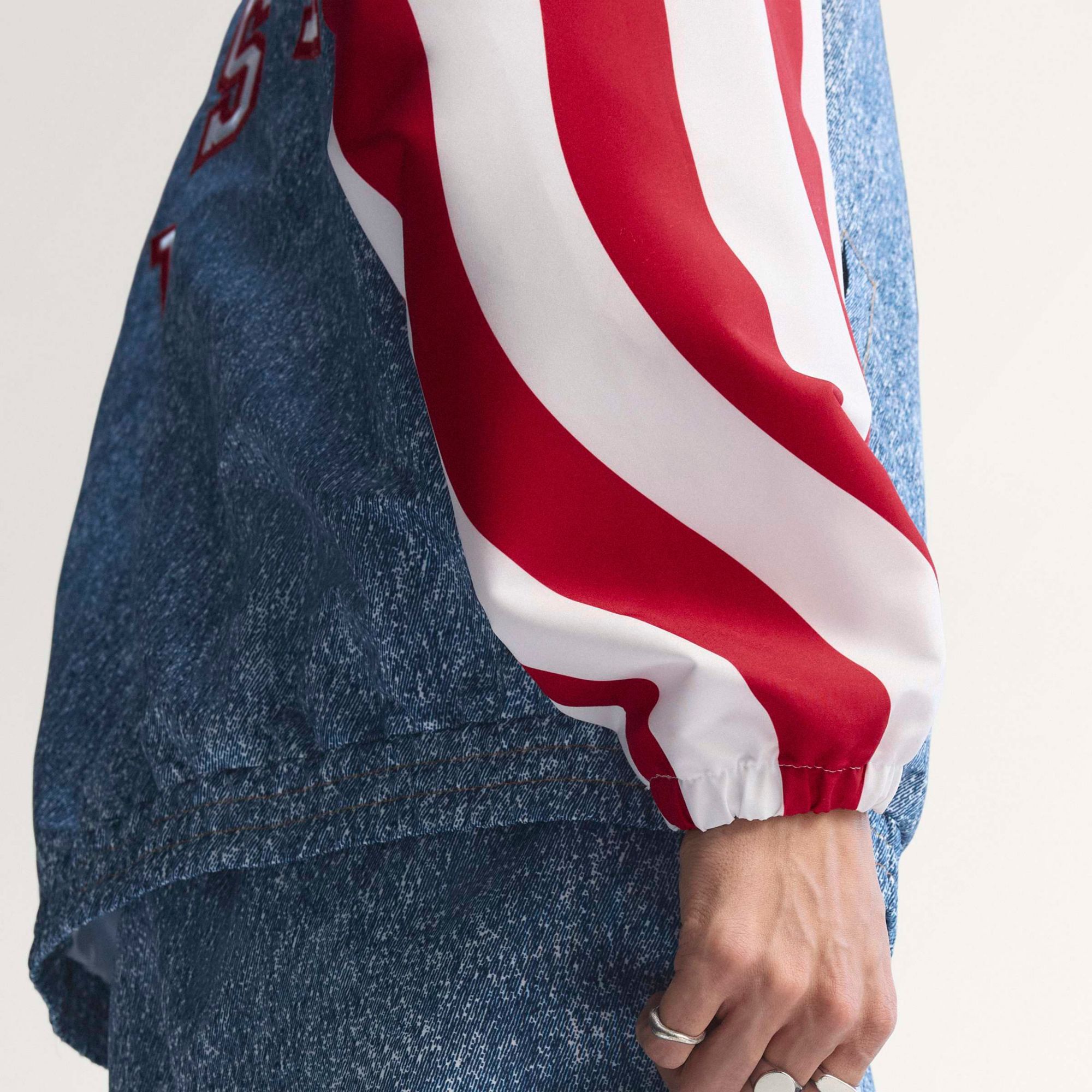 adidas Men's USA Denim Graphic Track Jacket product image