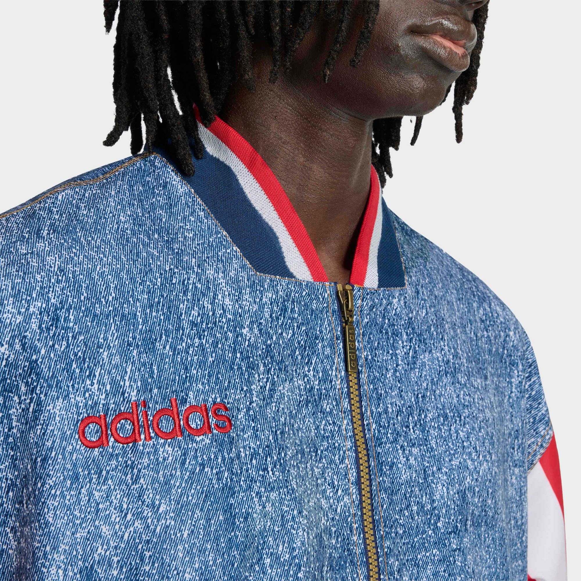 adidas Men's USA Denim Graphic Track Jacket product image