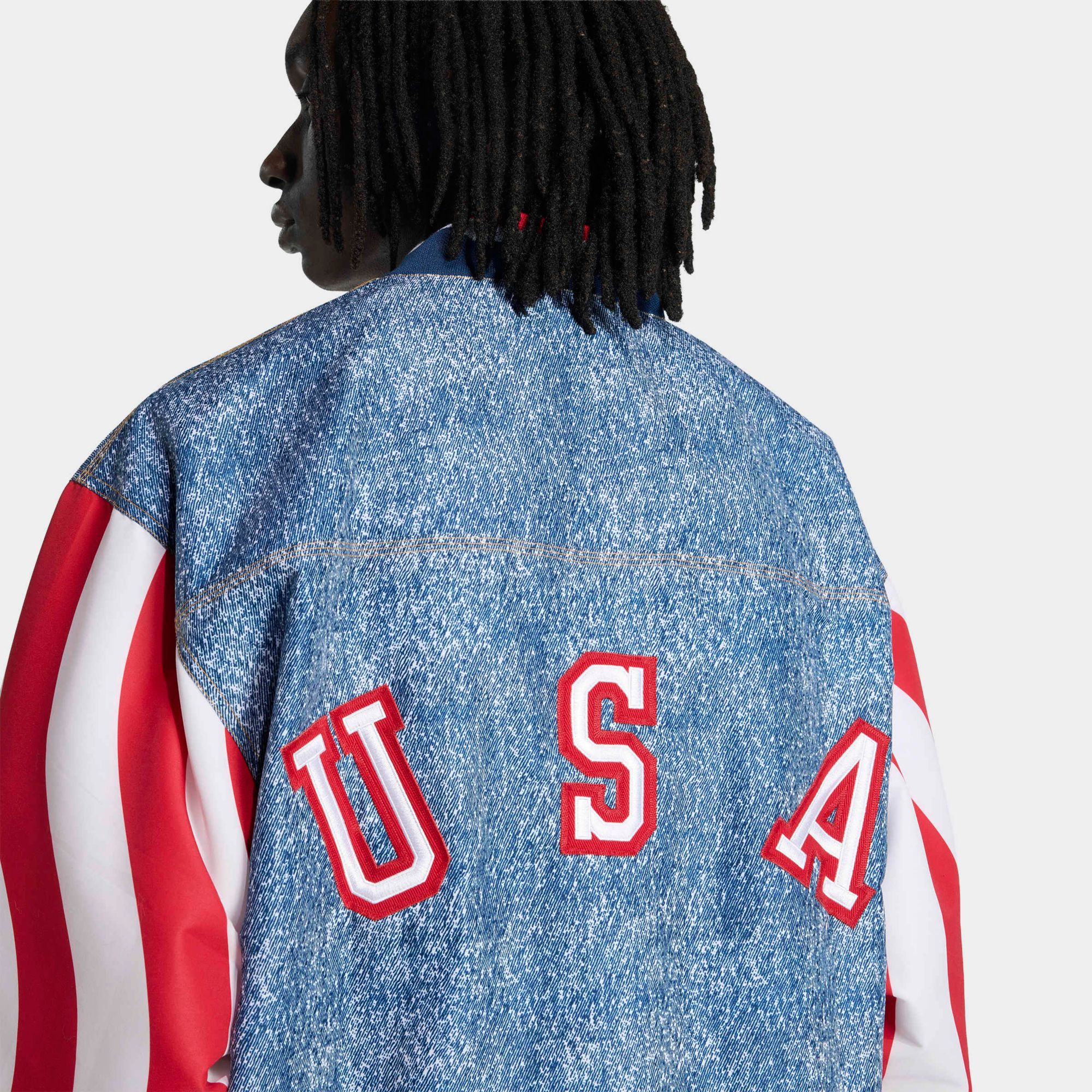 adidas Men's USA Denim Graphic Track Jacket product image