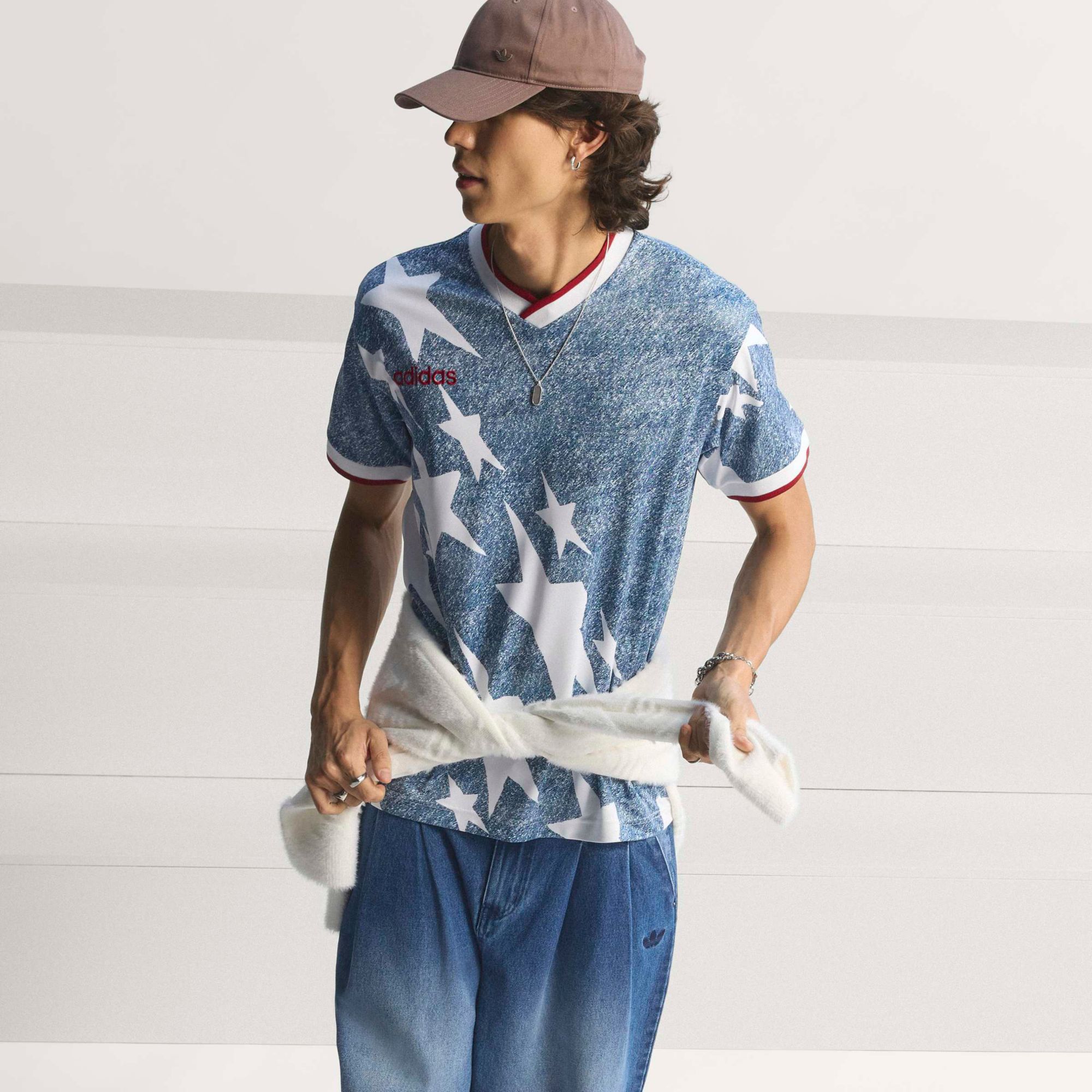 adidas Men's USA Denim Graphic Jersey product image