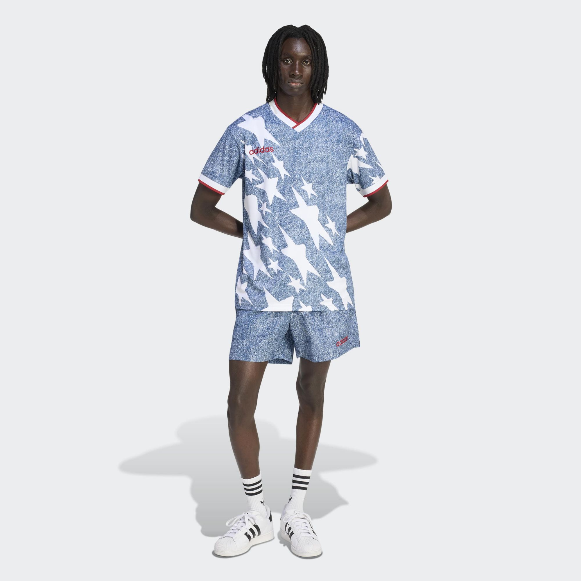 adidas Men's USA Denim Graphic Shorts product image