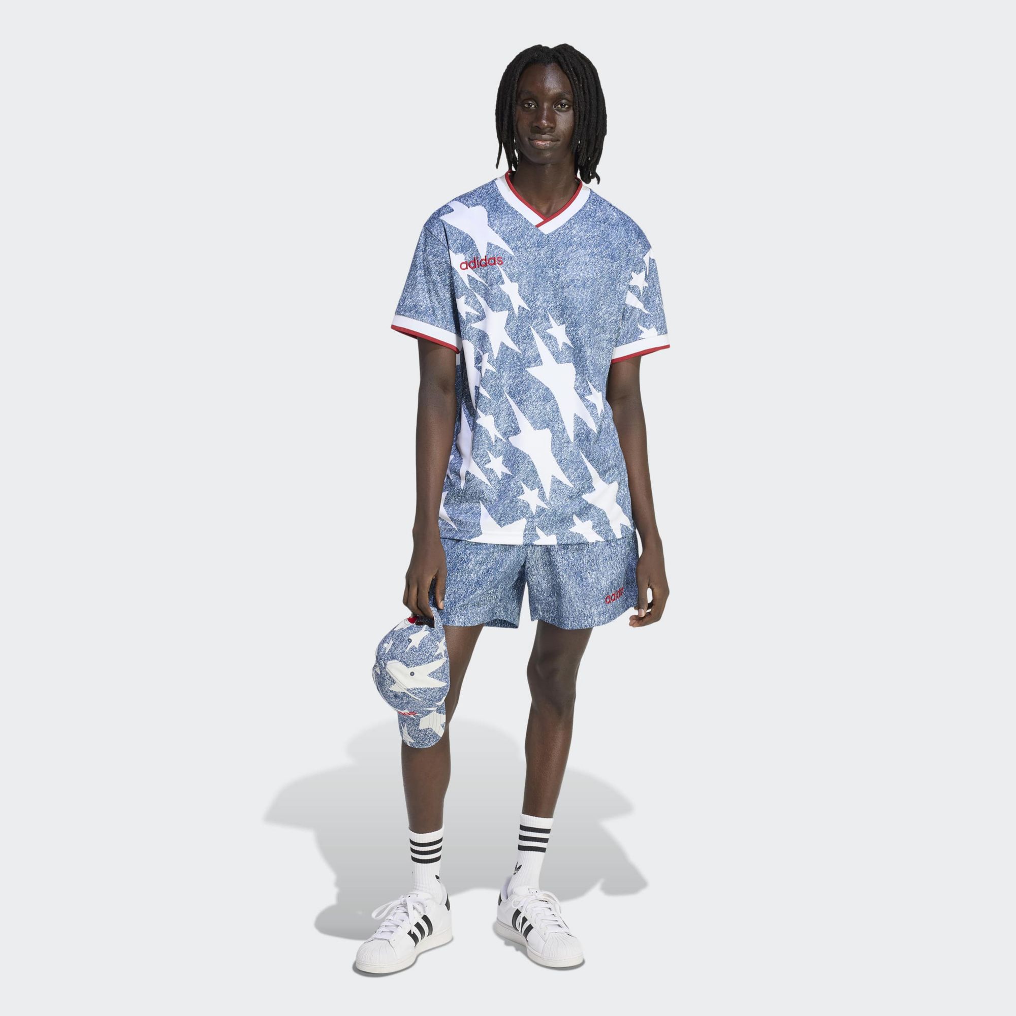 adidas Men's USA Denim Graphic Shorts product image