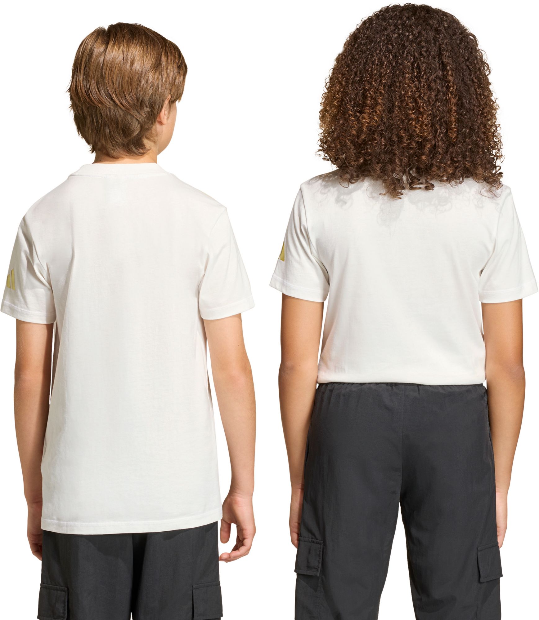 adidas Youth 2026 FIFA World Cup Official Emblem White T-Shirt product image